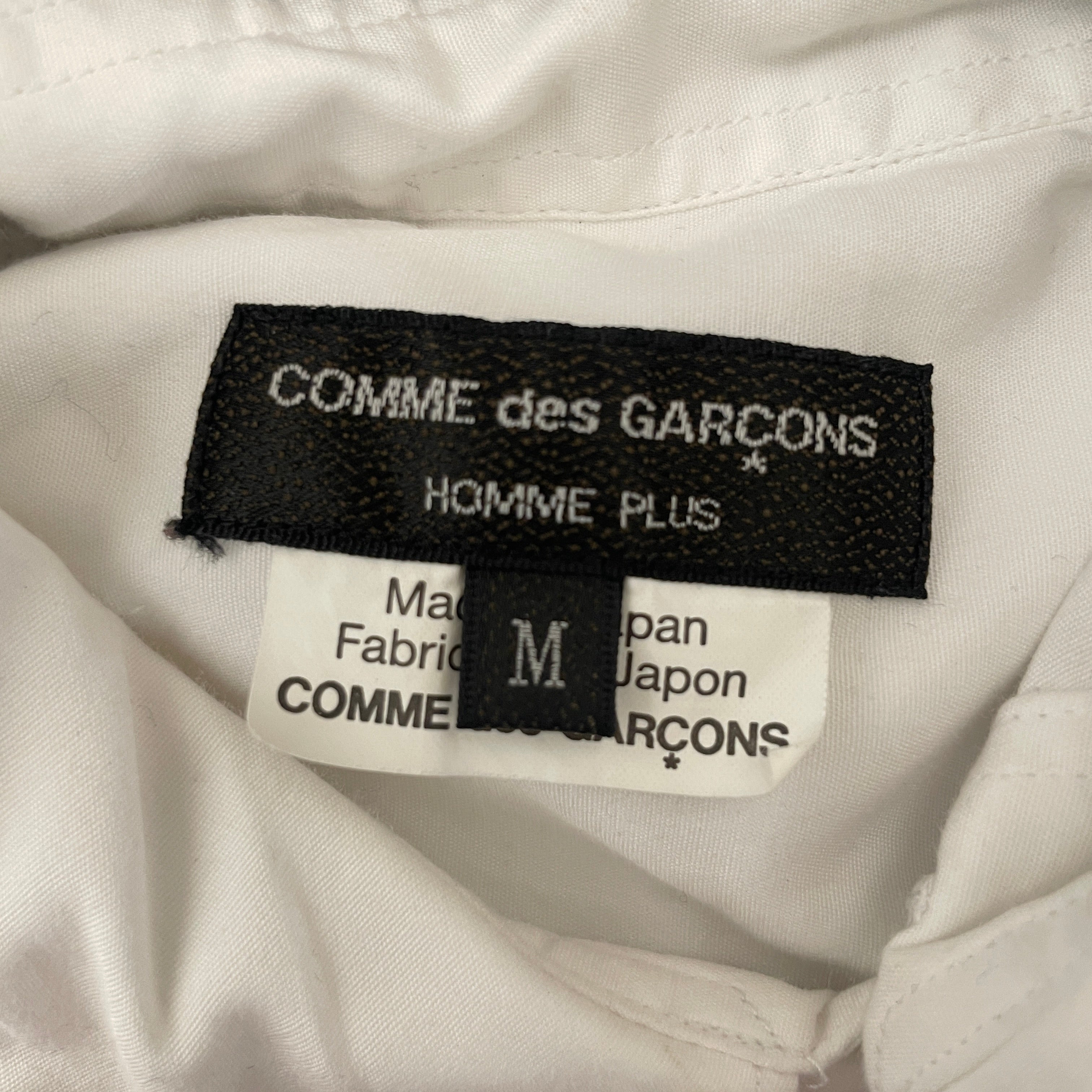 COMME des GARCONS HOMME/LS Shirt/M/Cotton/WHT/ view 3
