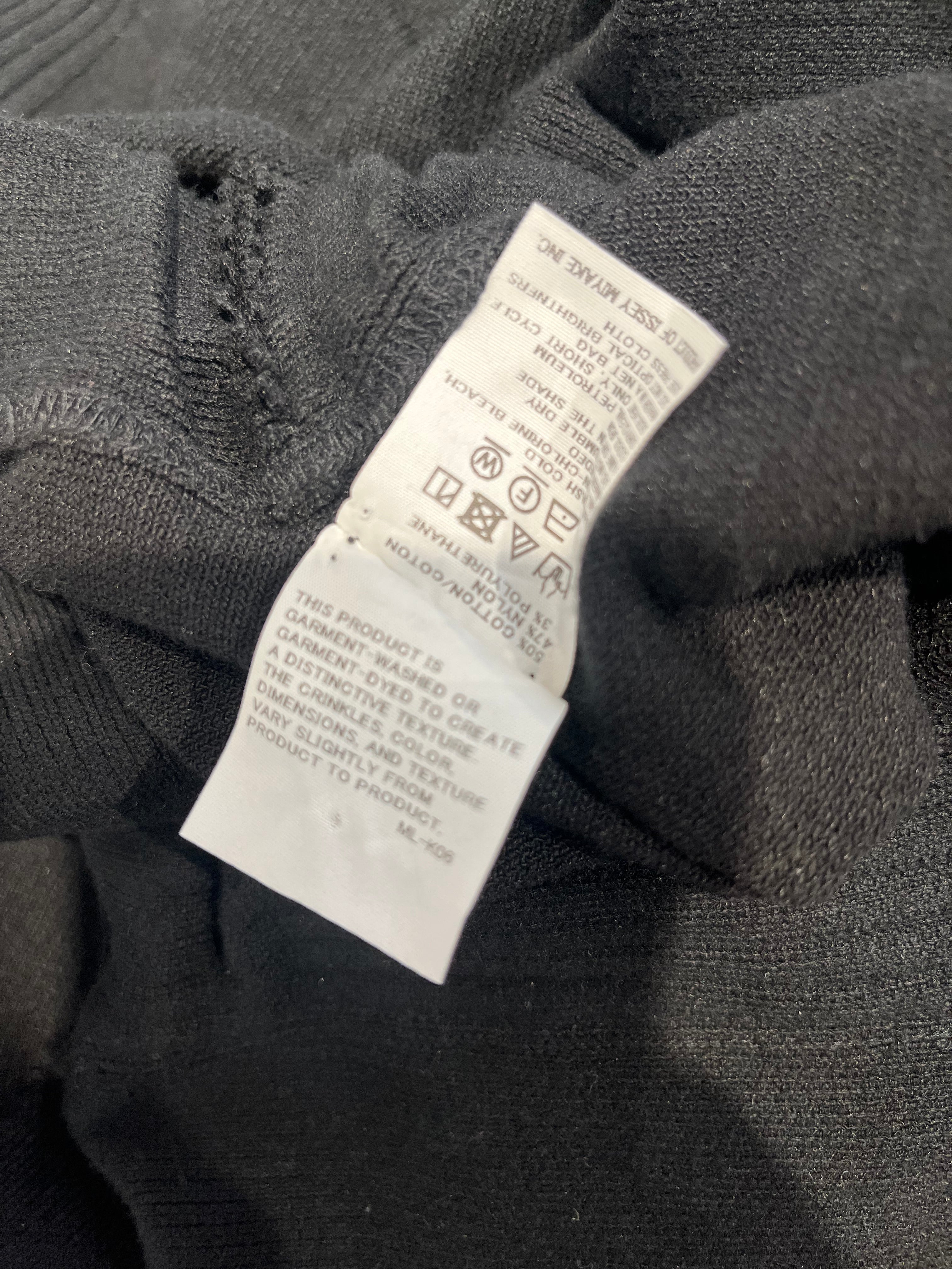 ISSEY MIYAKE/Cut & Sew/2/Cotton/BLK/BLACK SKIRT view 5