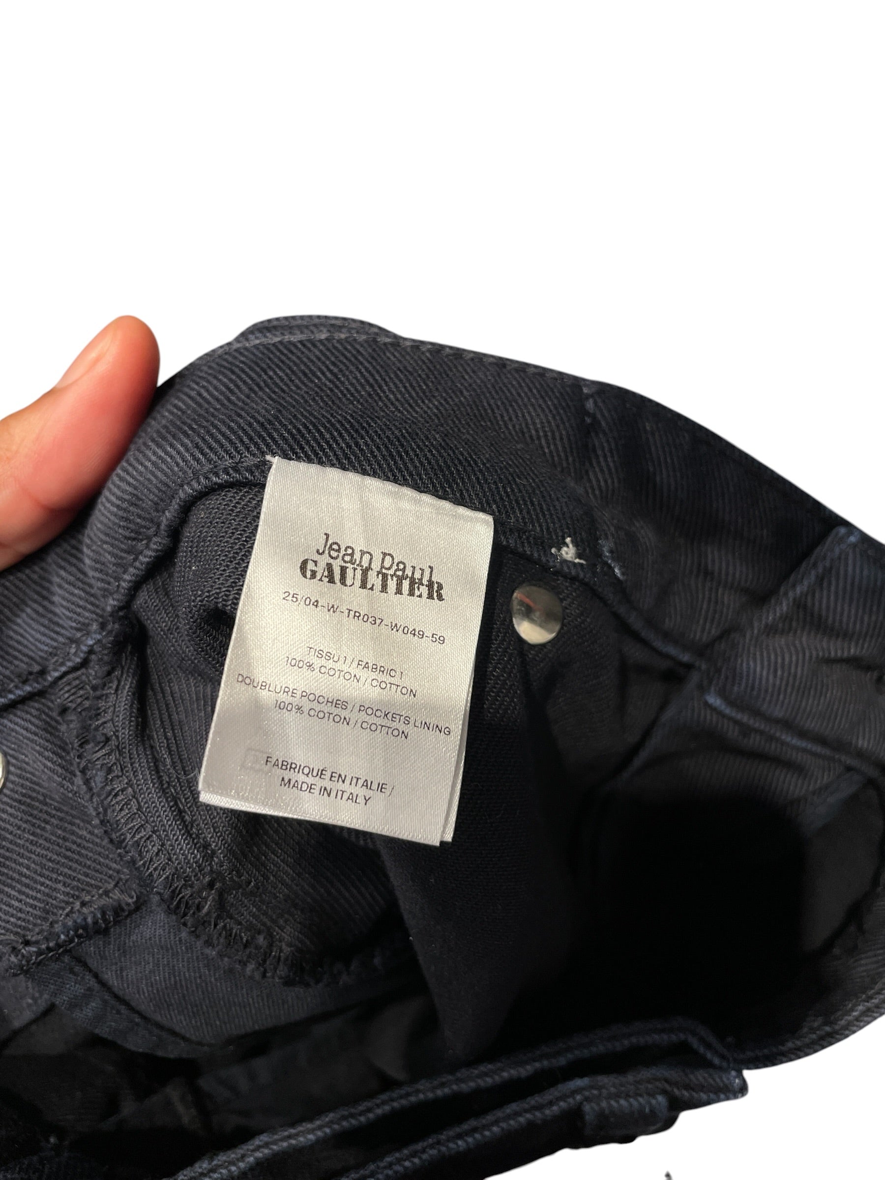 Jean Paul Gaultier/Wide Leg Pants/Denim/NVY/ view 4
