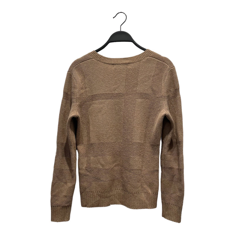 BURBERRY/Heavy Sweater/XS/Brown/Wool/