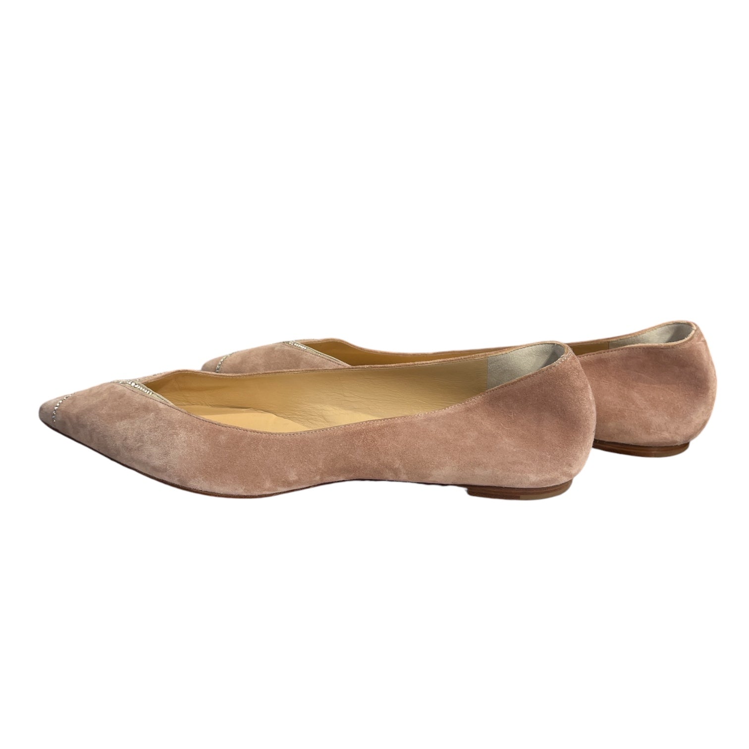 Christian Louboutin/Flat Shoes/EU 41/Suede/PNK/ view 2