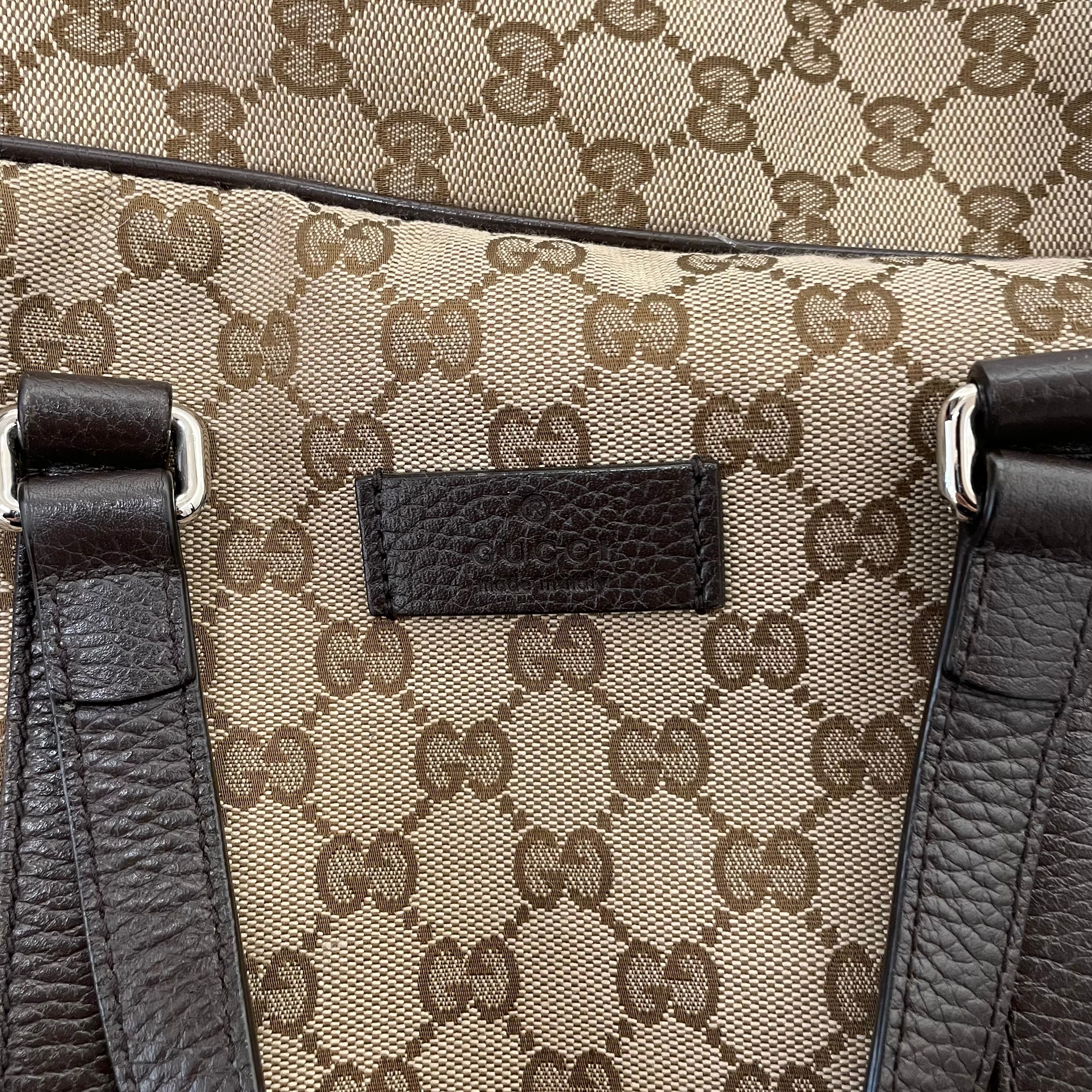 GUCCI/Boston Bag/Monogram/CRM/LARGE WEEKENDER BAG view 5
