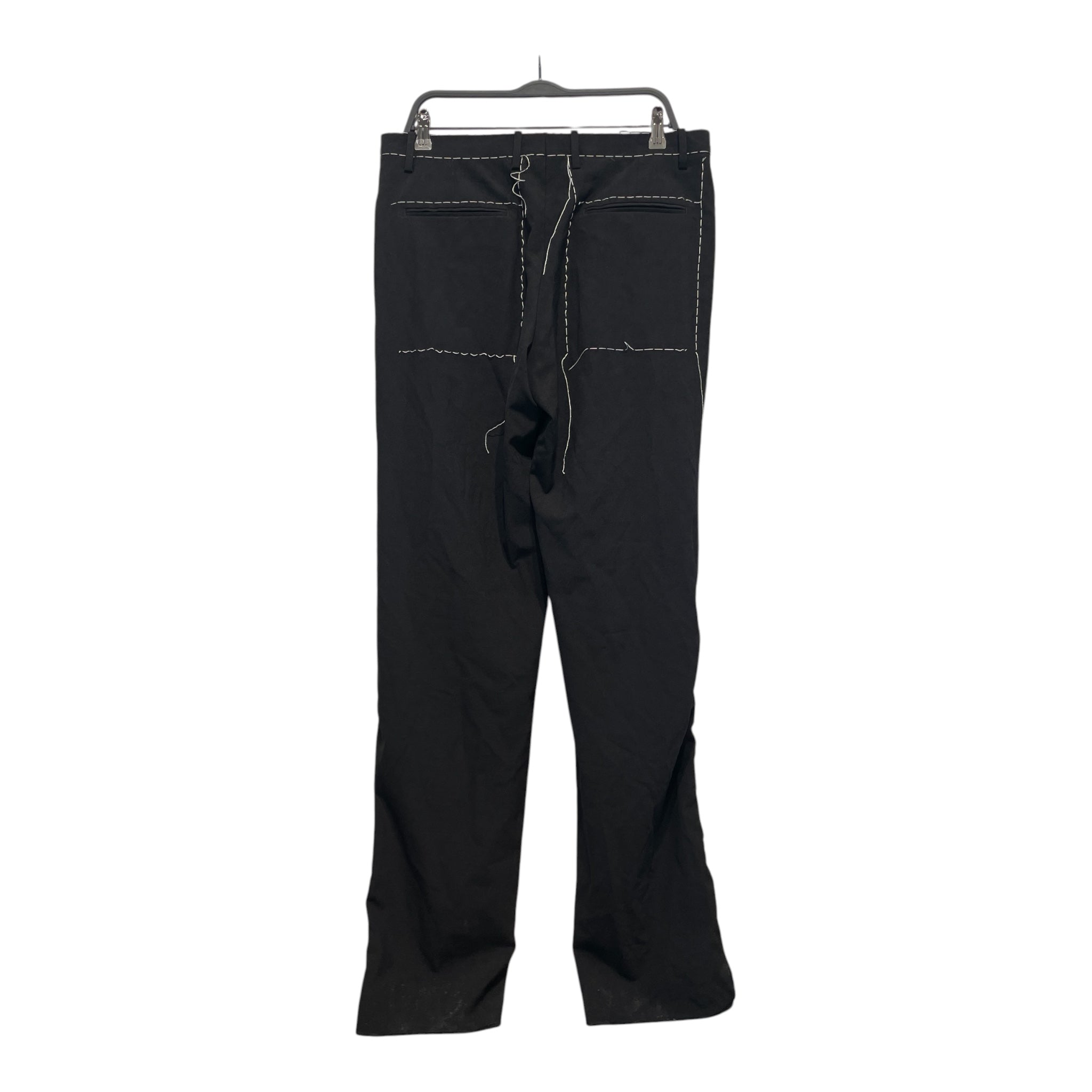 OFF-WHITE/Pants/54/Cotton/BLK/white contrast stitching view 2