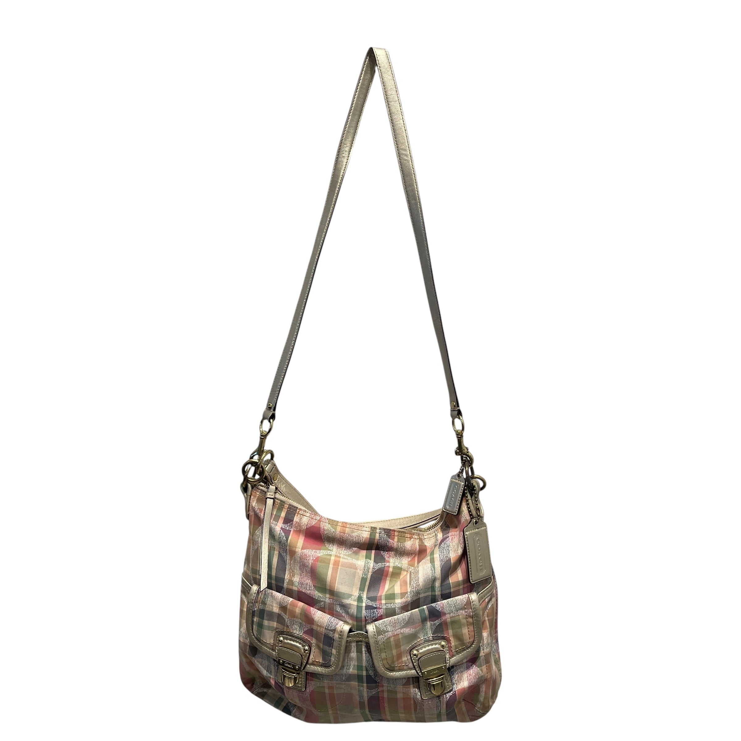 COACH/Vintage/Bag/Plaid/Cotton/MLT/monogram cargo pocket f23393 view 1