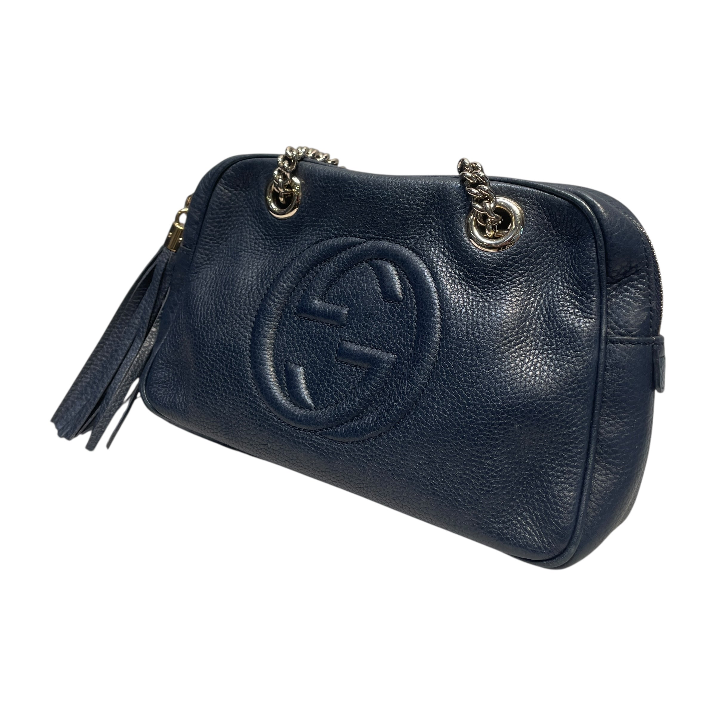GUCCI/Bag/Leather/NVY/SOHO CROSS BODY view 6