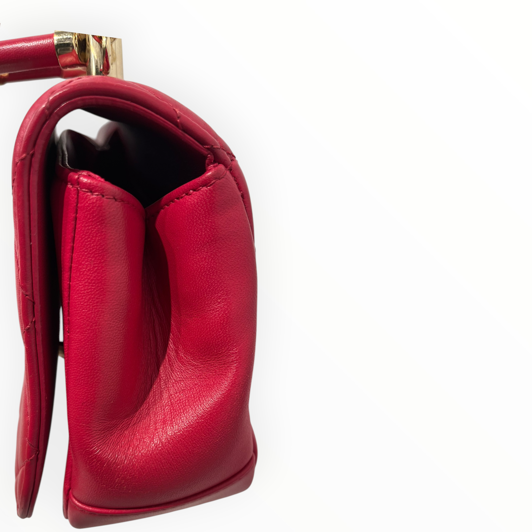 CHANEL/Bag/Leather/PNK/CARRY CHIC FLAP BAG view 4