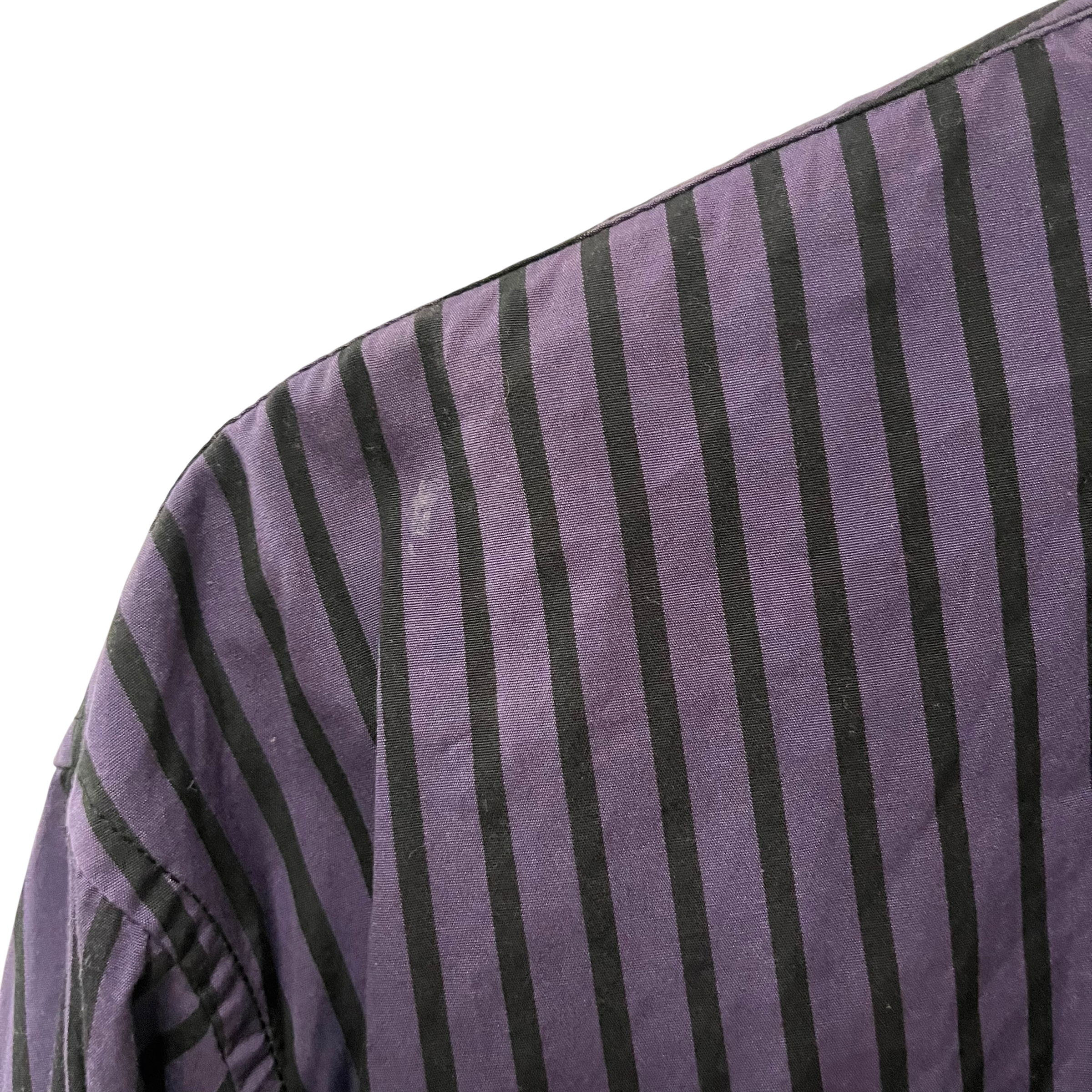 Supreme/LS Shirt/S/Cotton/PPL/Stripe/SS26 CROWN EMBROIDERED view 3