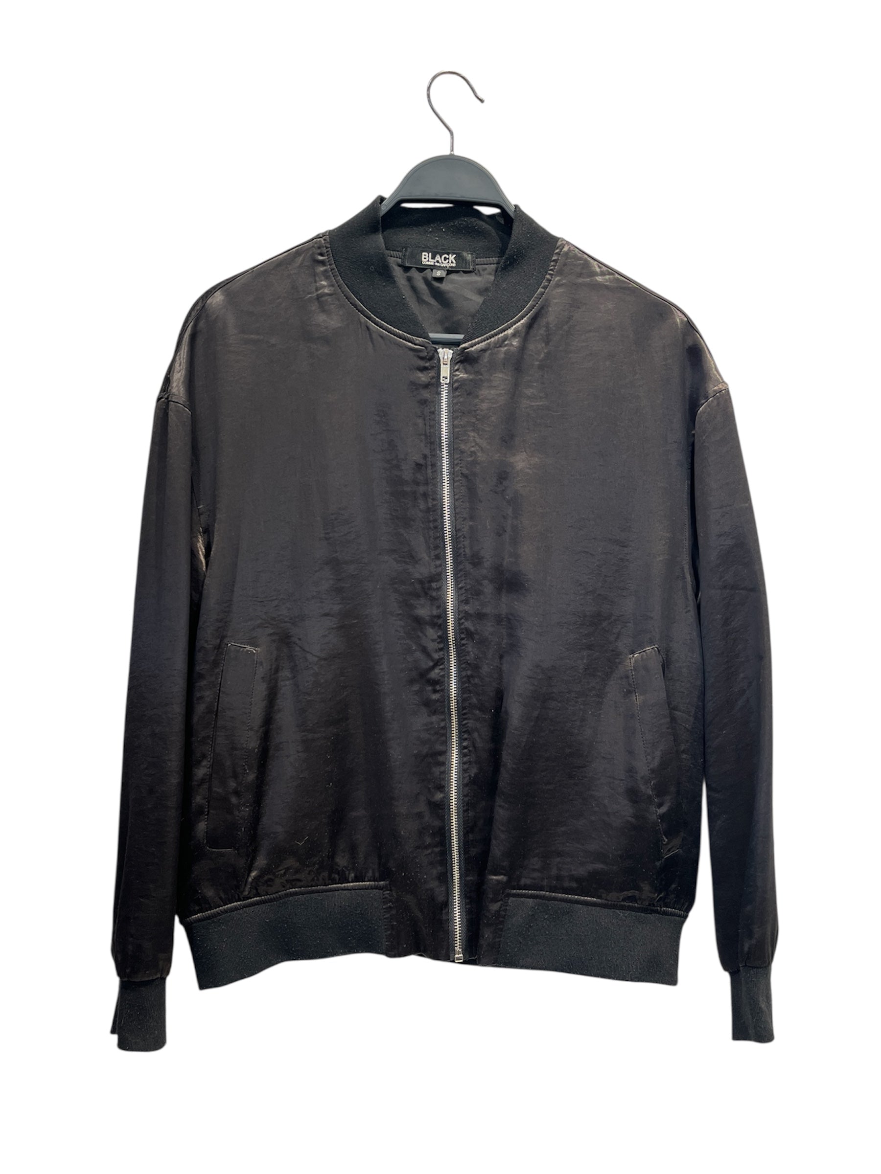 BLACK COMME des GARCONS/Souvenir Jkt/S/Silk/BLK/Single Breasted/ view 1