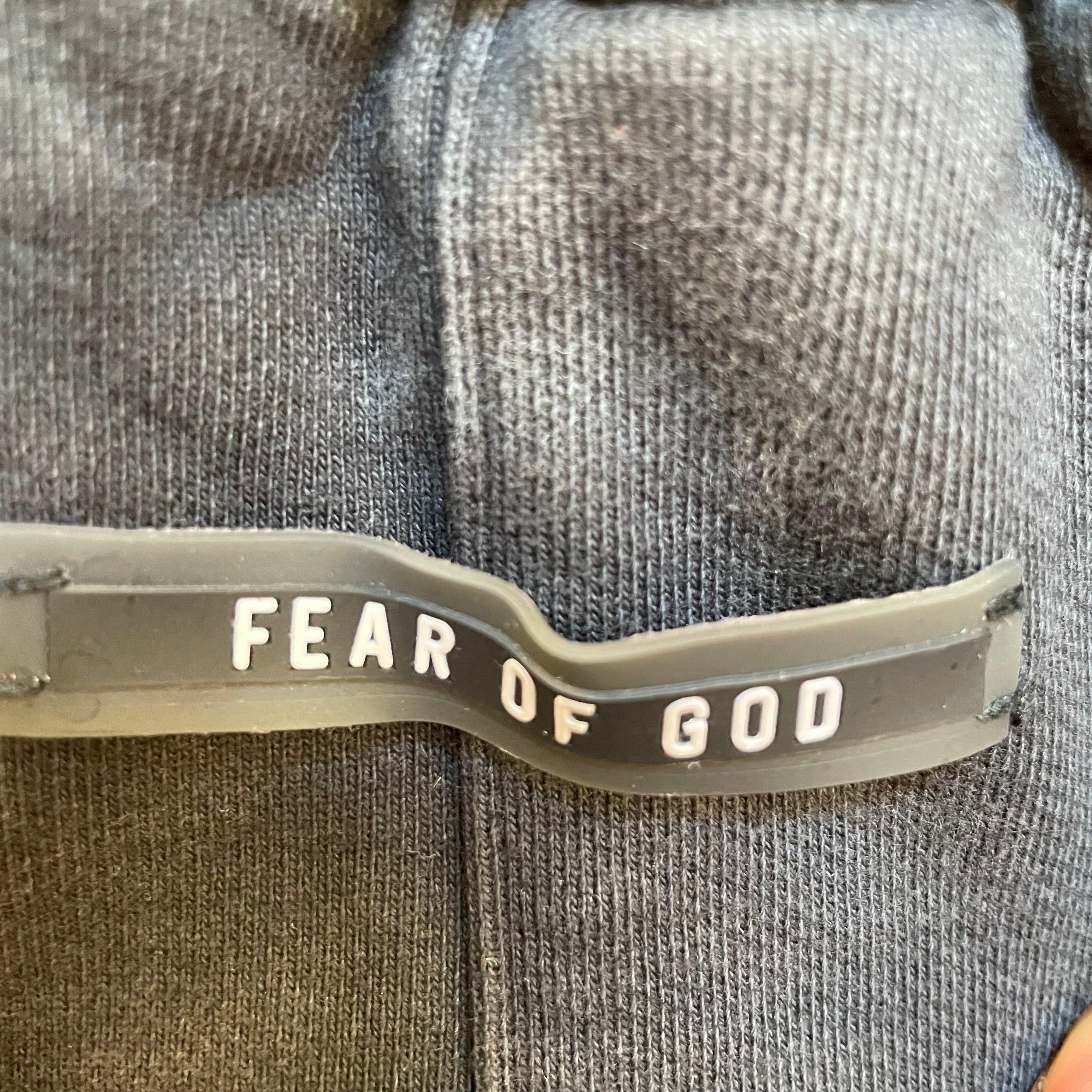 FEAR OF GOD/Straight Pants/S/Cotton/BLK/Joggers/sixth collection sweats view 3