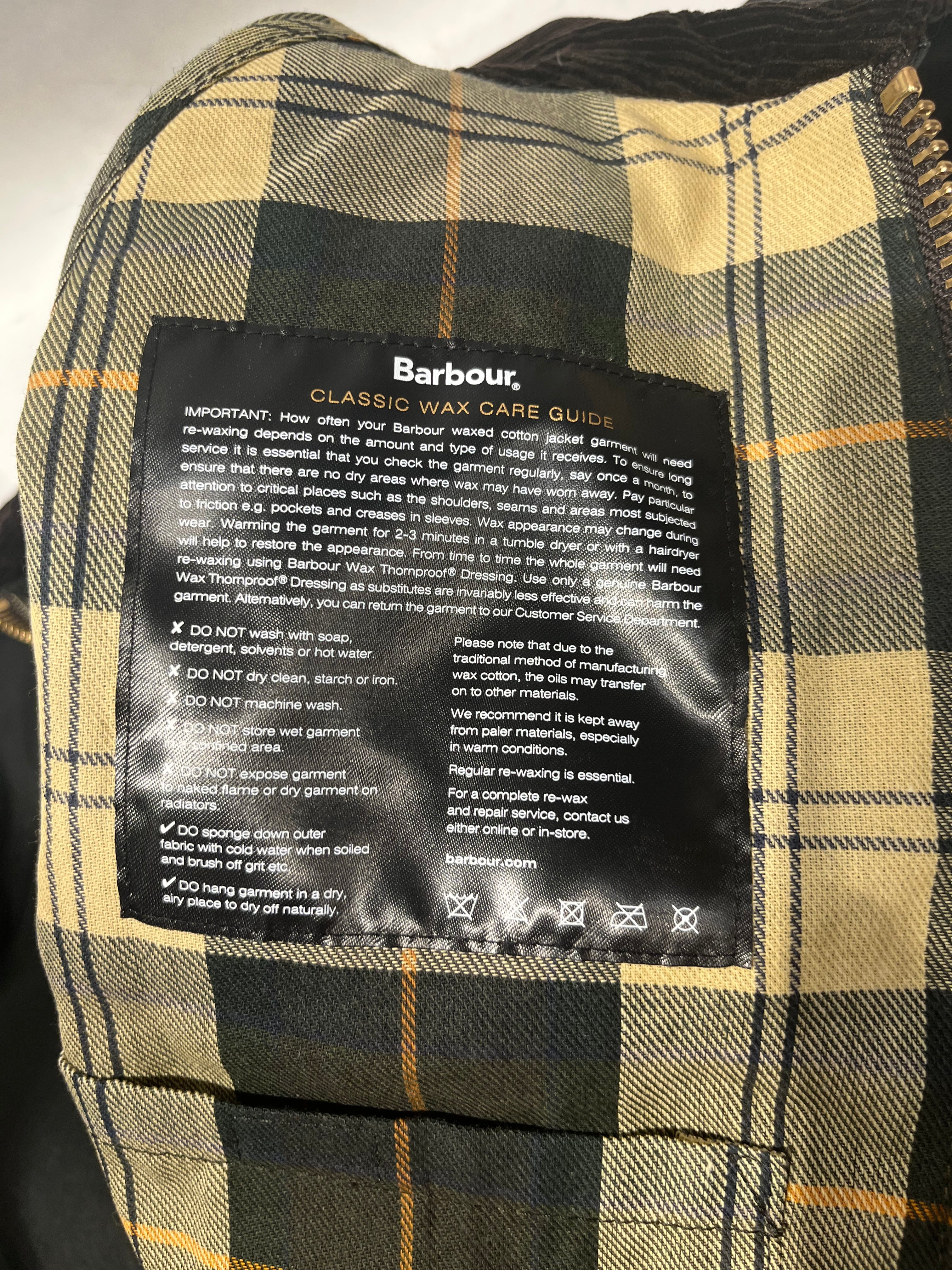 Barbour/Jacket/M/Corduroy/GRN/Waxed Spey Jacket view 3