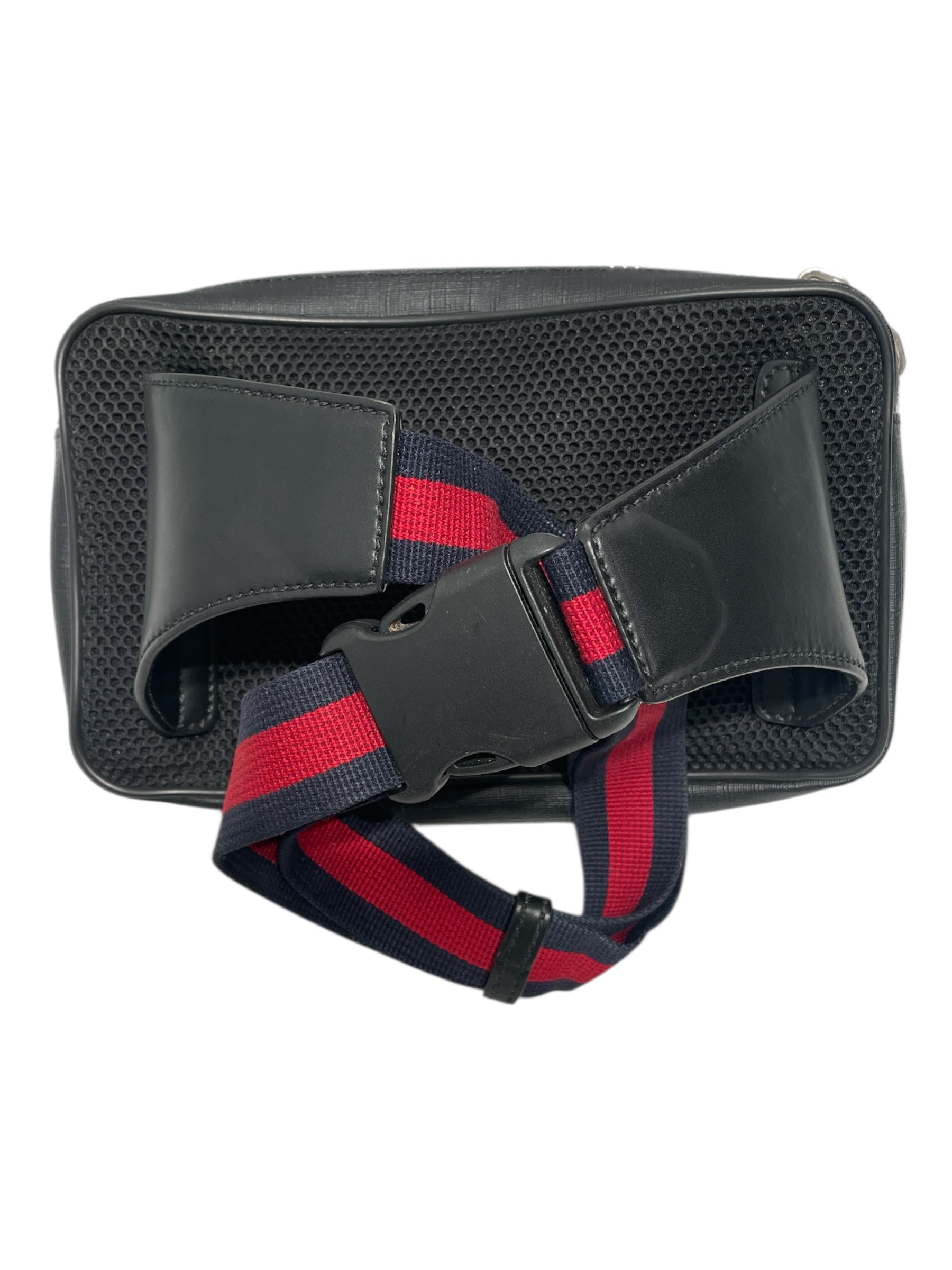 GUCCI/Cross Body Bag/Monogram/Leather/BLK/GG BELT BAG view 2