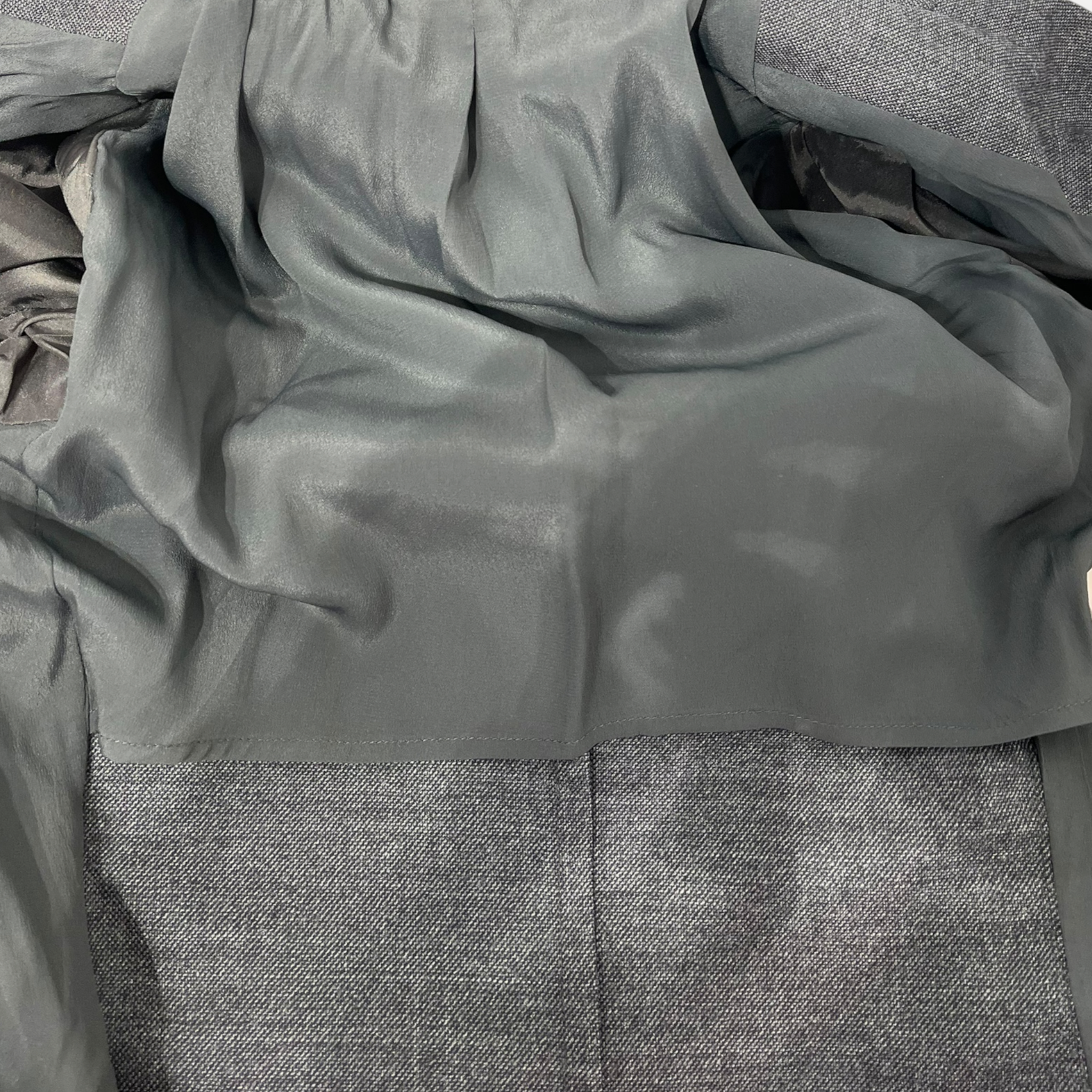 BRUNELLO CUCINELLI/Tailored Jkt/38/Wool/GRY/Single Breasted/ view 4