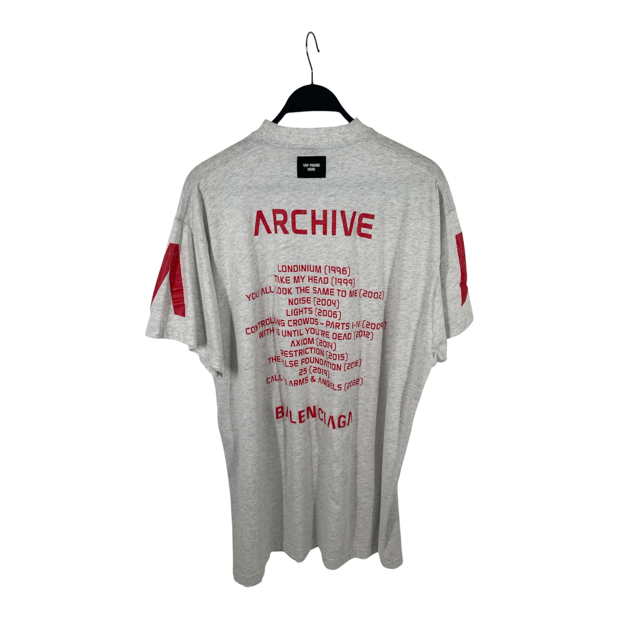 BALENCIAGA/T-Shirt/1/Cotton/GRY/2023 ARCHIVE 37/1000 view 2