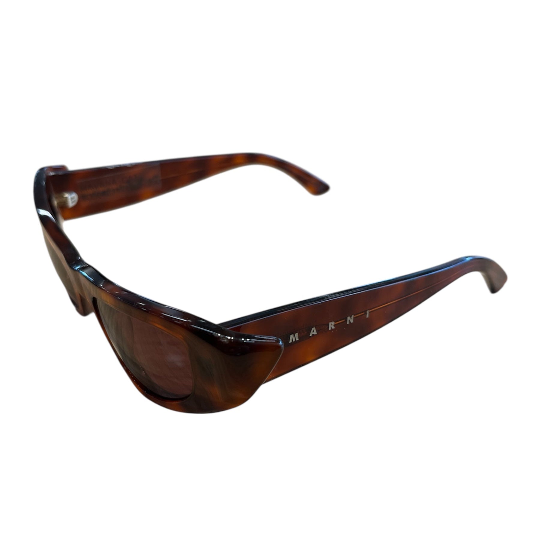 MARNI/Sunglasses/Titanium/BRD/CATEYE BRWN GLASSES view 2