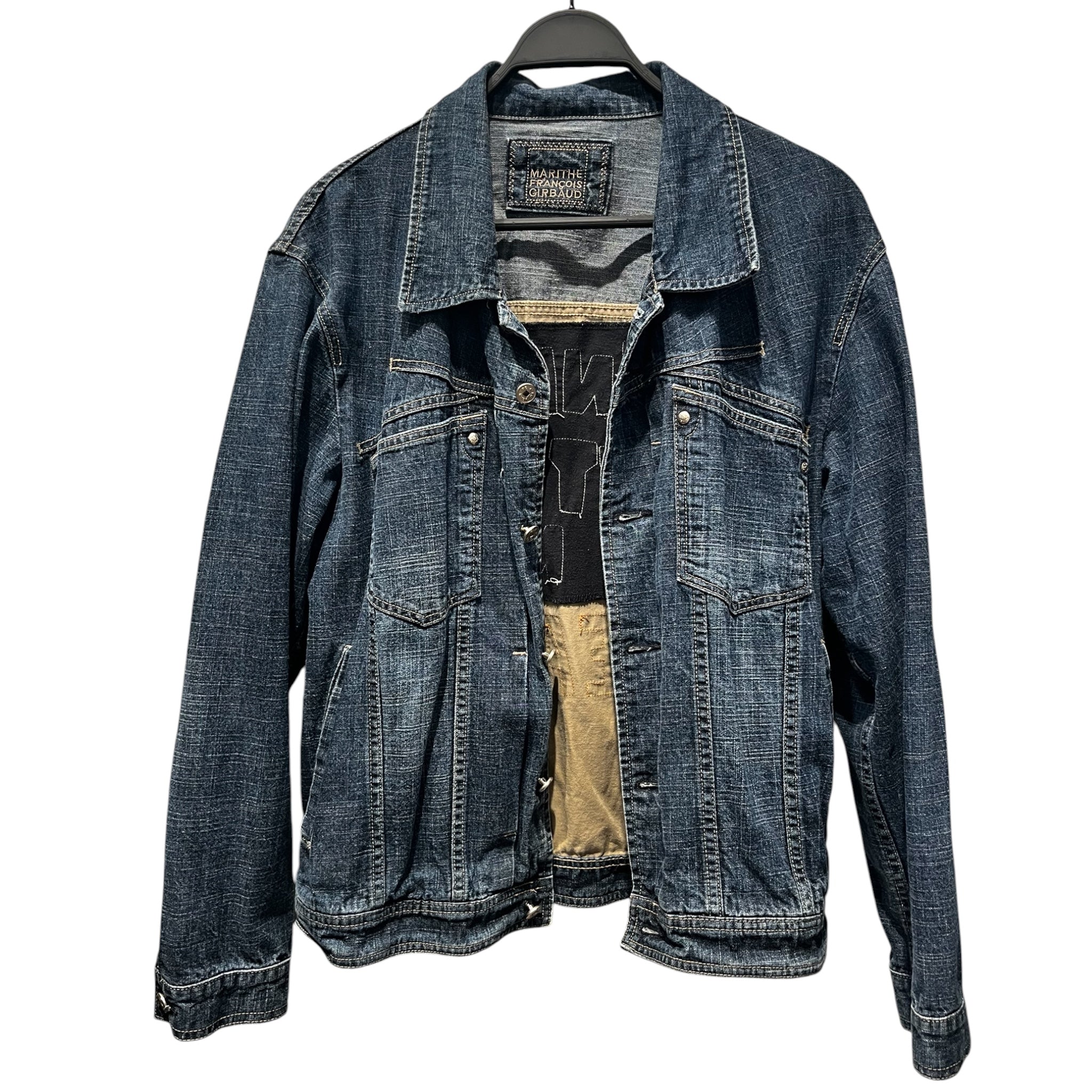 MARITHE FRANCOIS GIRBAUD/Denim Jkt/M/hDenim/IDG/MFG BACK PATCH JEAN JACKET view 1
