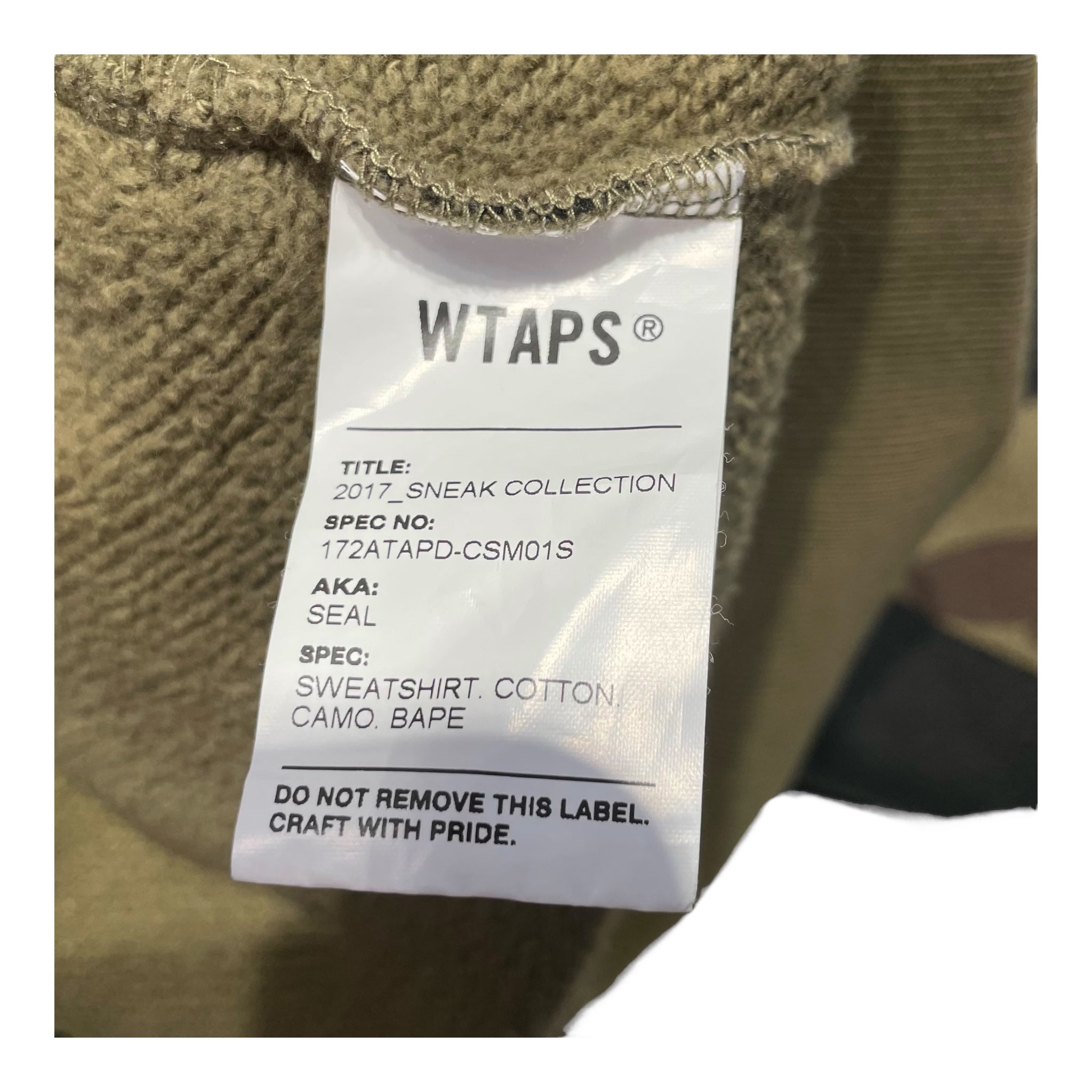 w)taps/A BATHING APE/Hoodie/M/All Over Print/Cotton/GRN/ view 5