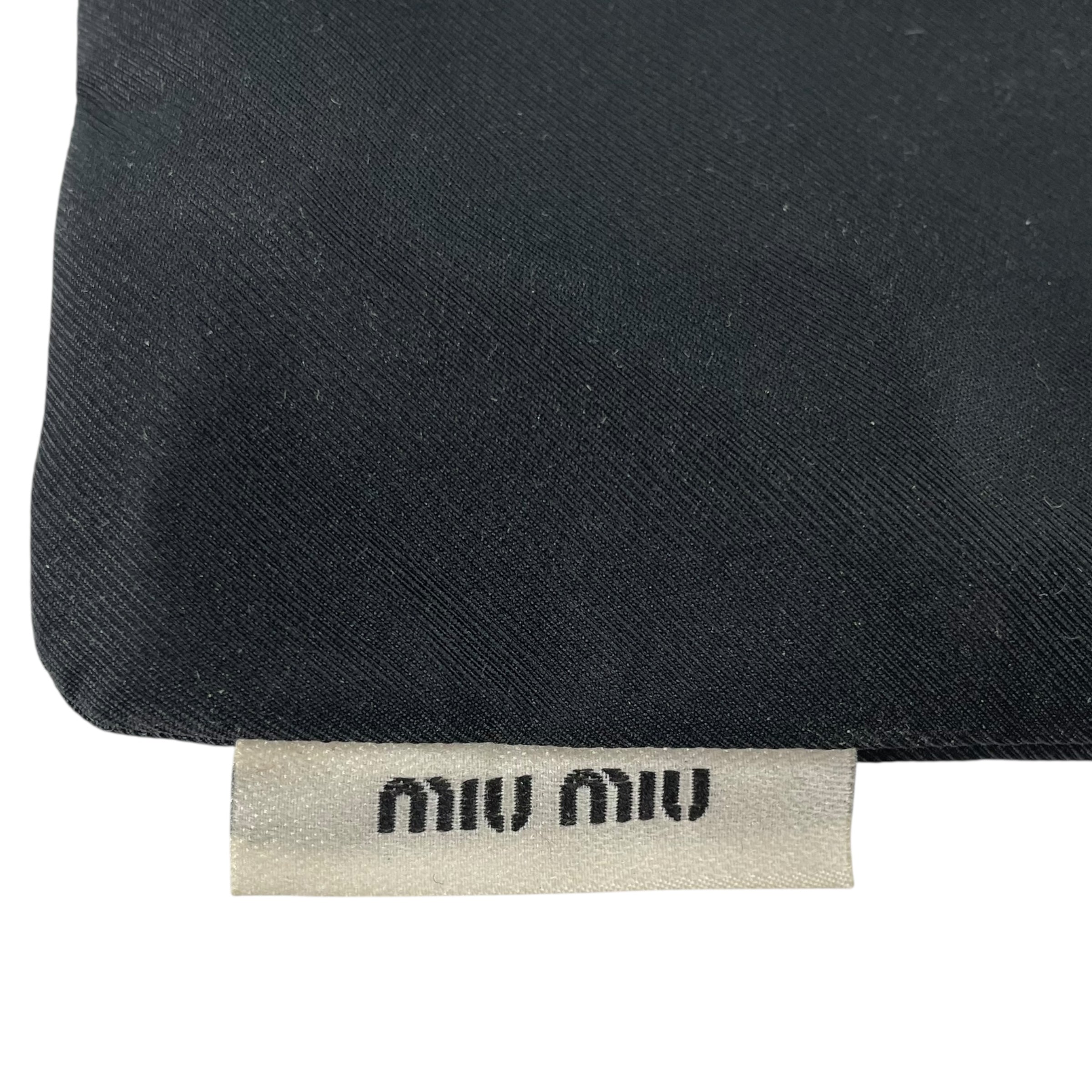 MIU MIU/Pouch/FREE/Nylon/BLK/COIN POUCH view 6