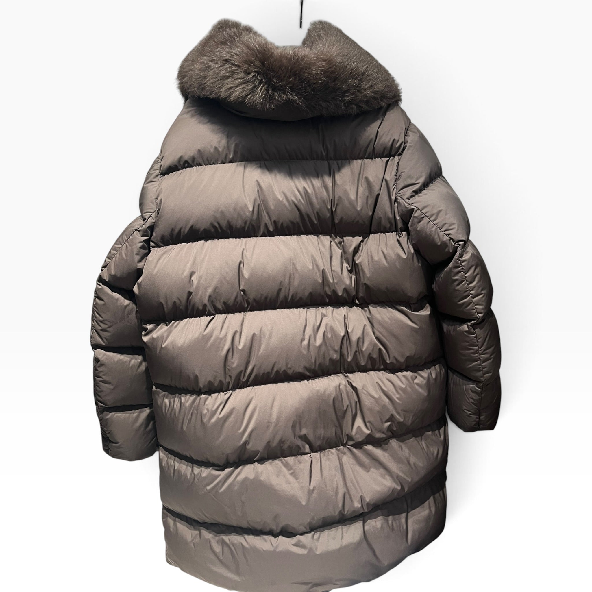 MOOSE KNUCKLES/Puffer Coat/XL/Nylon/BRW/BELLE DUNE SHORT view 2