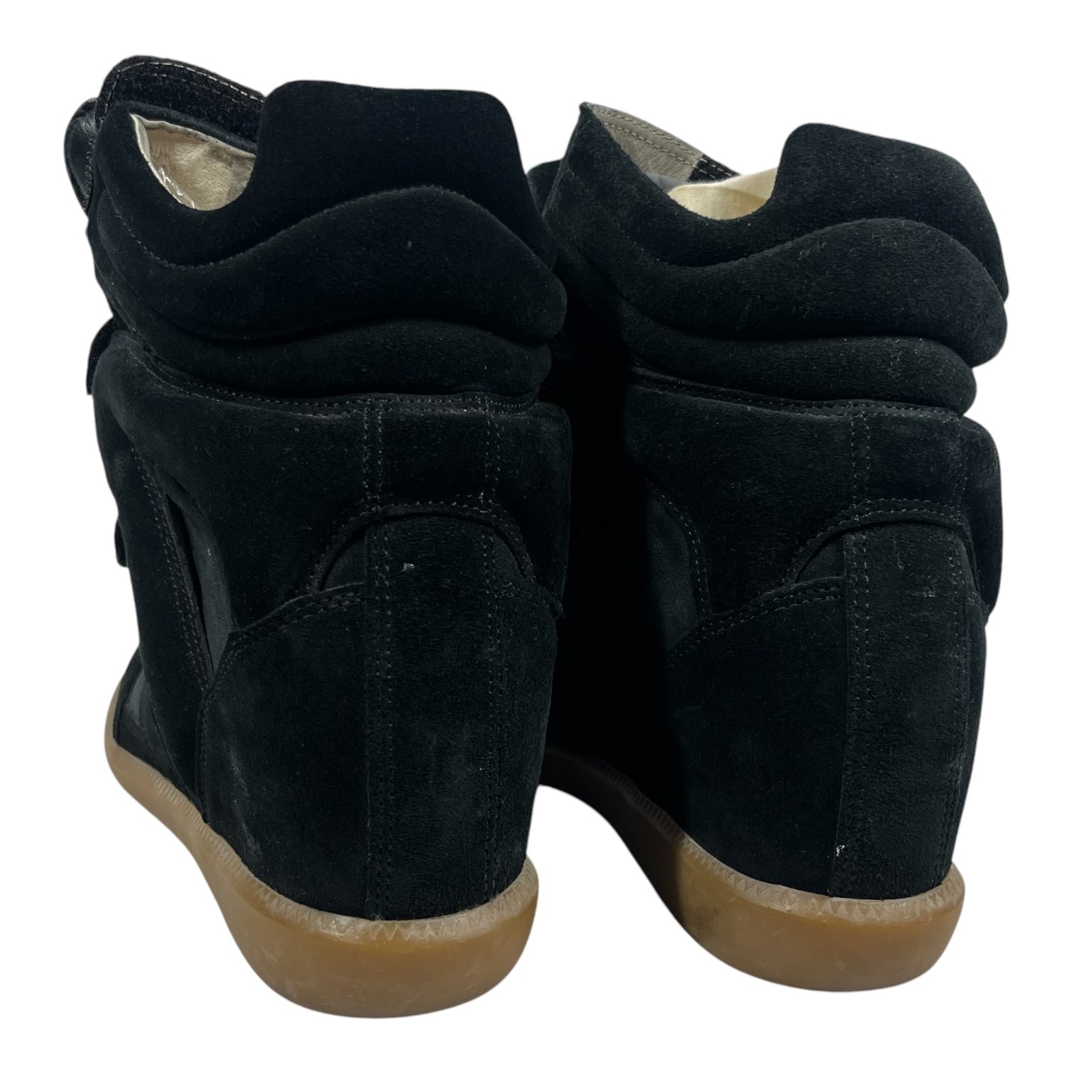 ISABEL MARANT/Hi-Sneakers/EU 41/Suede/BLK/Suede Velcro Strap view 2