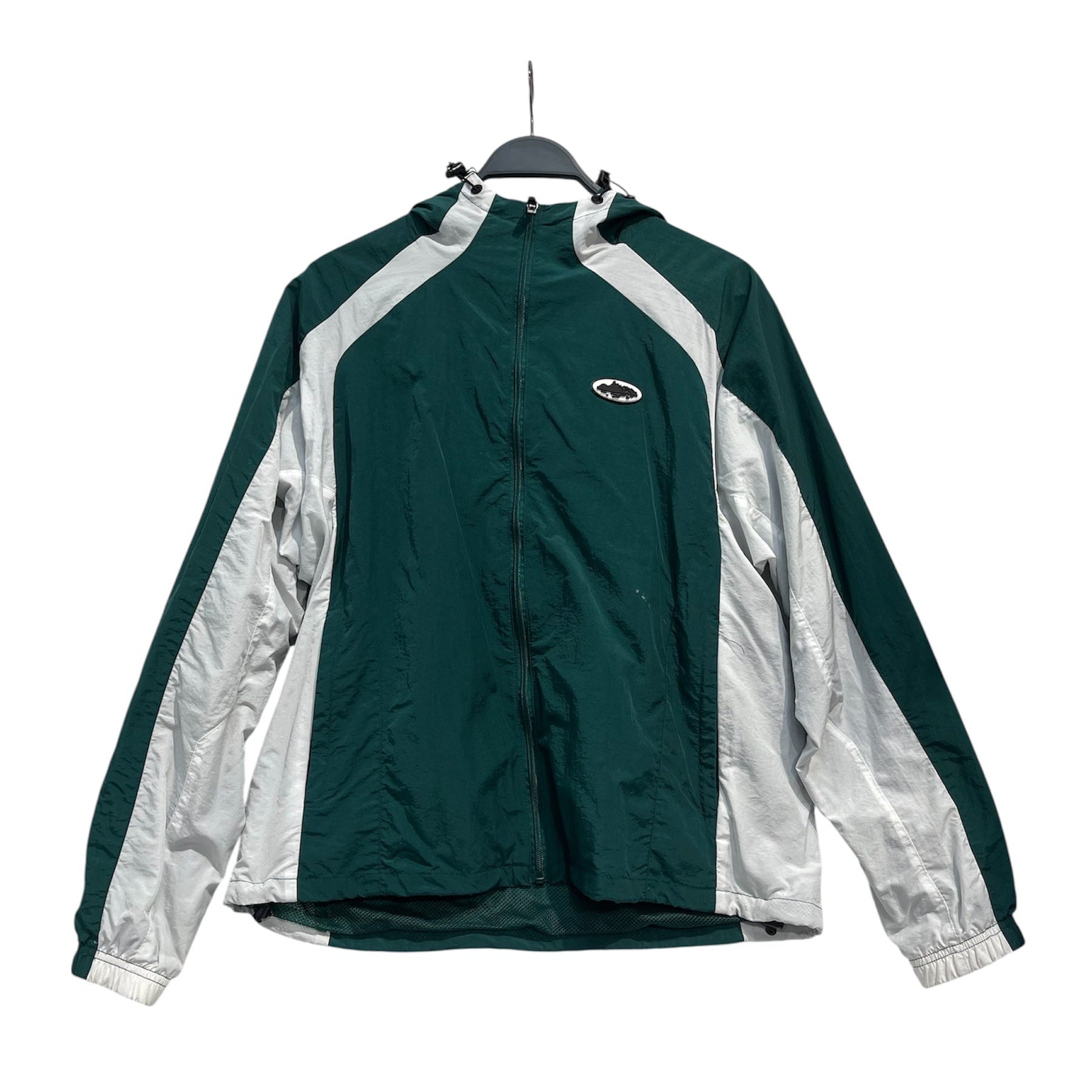Corteiz/Windbreaker/M/Nylon/GRN/Single Breasted/LOGO ON HRT-3M STRIPE view 1