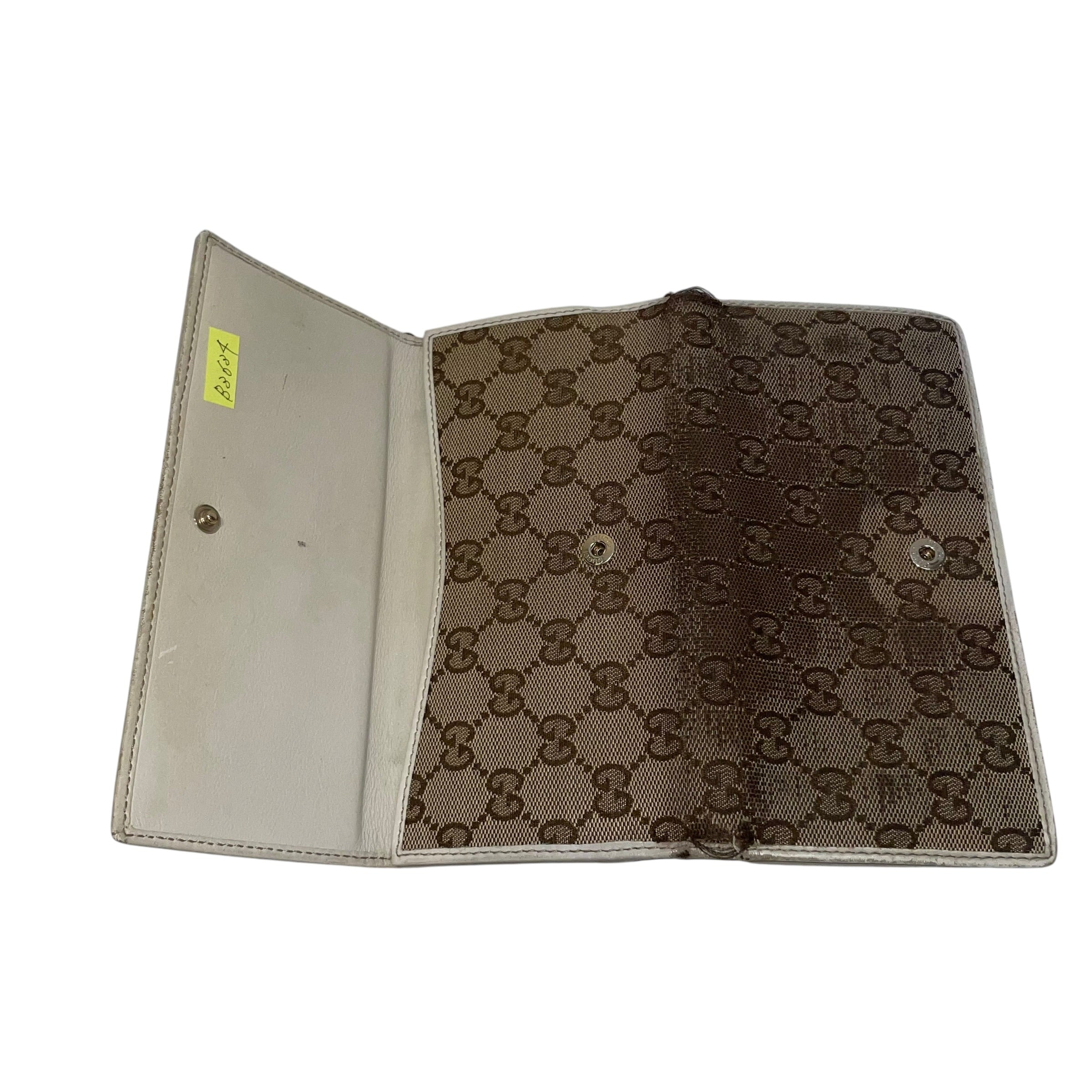 GUCCI/Bifold Wallet/Leather/BRW/BROWN PLAIN GUCCI view 5