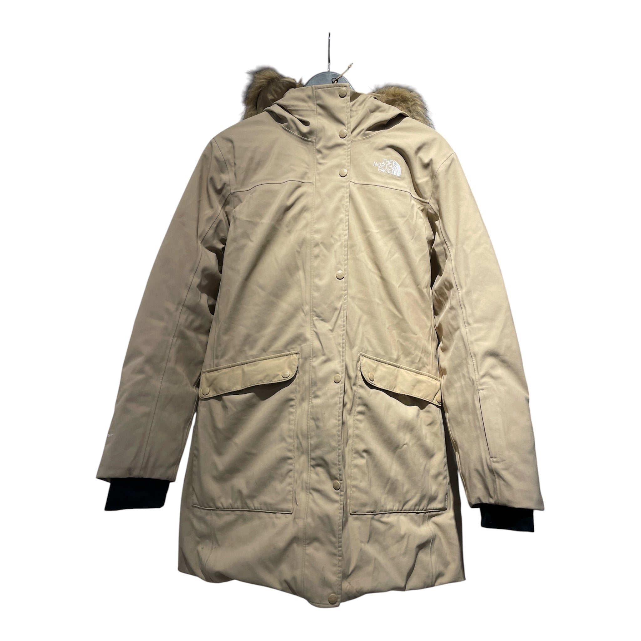 THE NORTH FACE/Mountain Parka/L/Nylon/BEG/Long Down Parka view 1