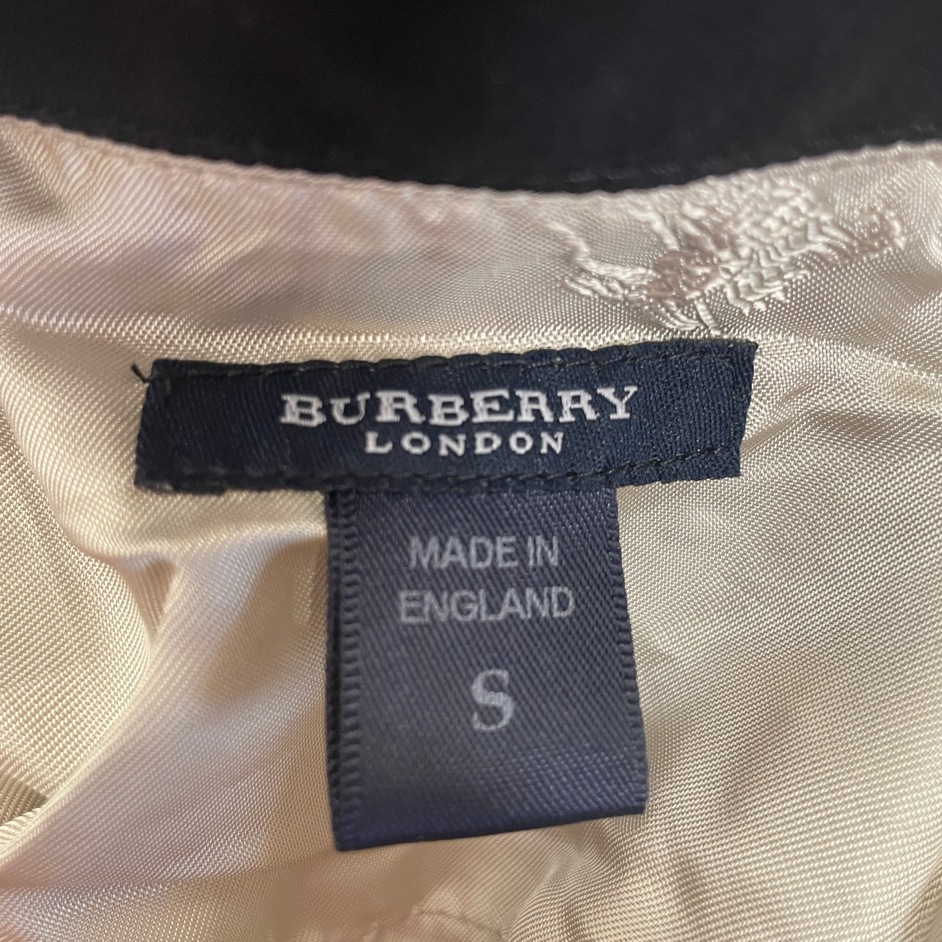 BURBERRY LONDON/Bucket Hat/OS/Border/Cotton/BLK/Tartan Accent Bucket Hat view 3