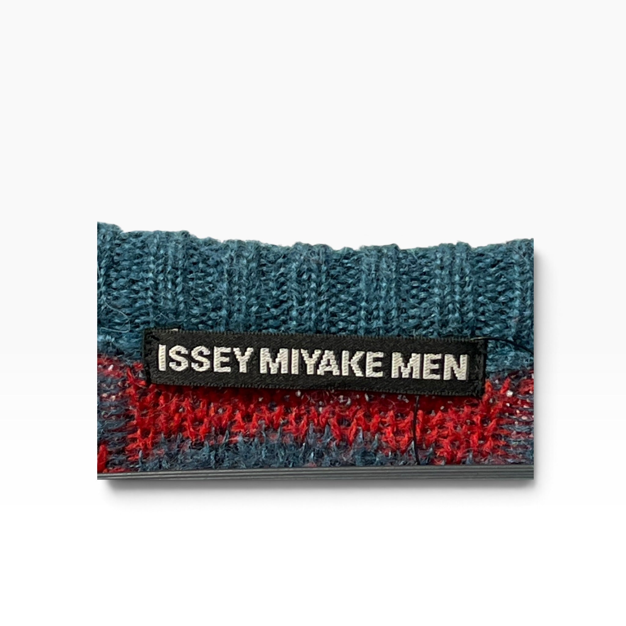 ISSEY MIYAKE MEN/Sweater/1/Wool/BLU/Oversize/ view 3