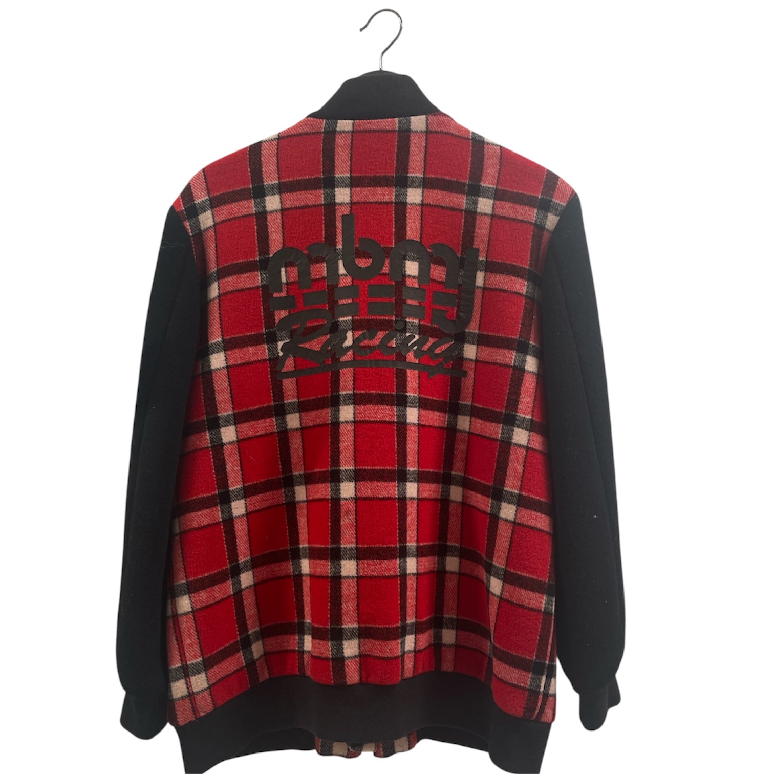 MARC BY MARC JACOBS/Quilted Jkt/XS/S/Plaid/Cotton/RED/REVLUTION VARSITY JACKET view 2