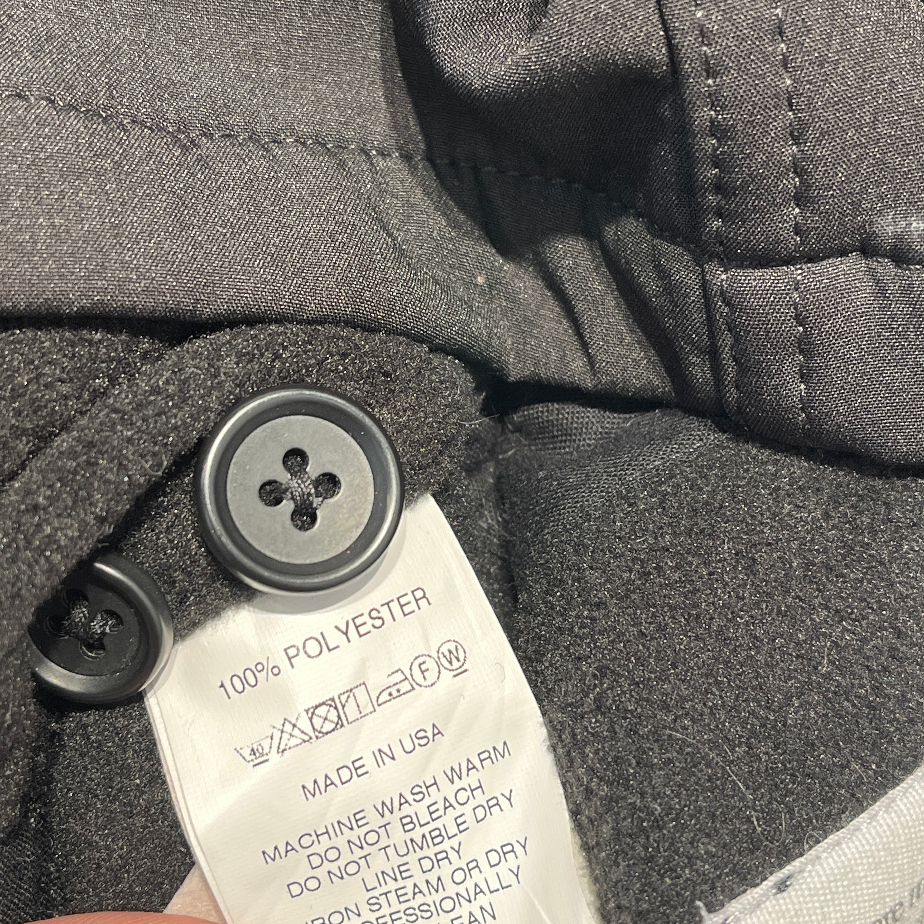 Engineered Garments/Cardigan/M/Nylon/BLK/utility fleece cardigan view 4