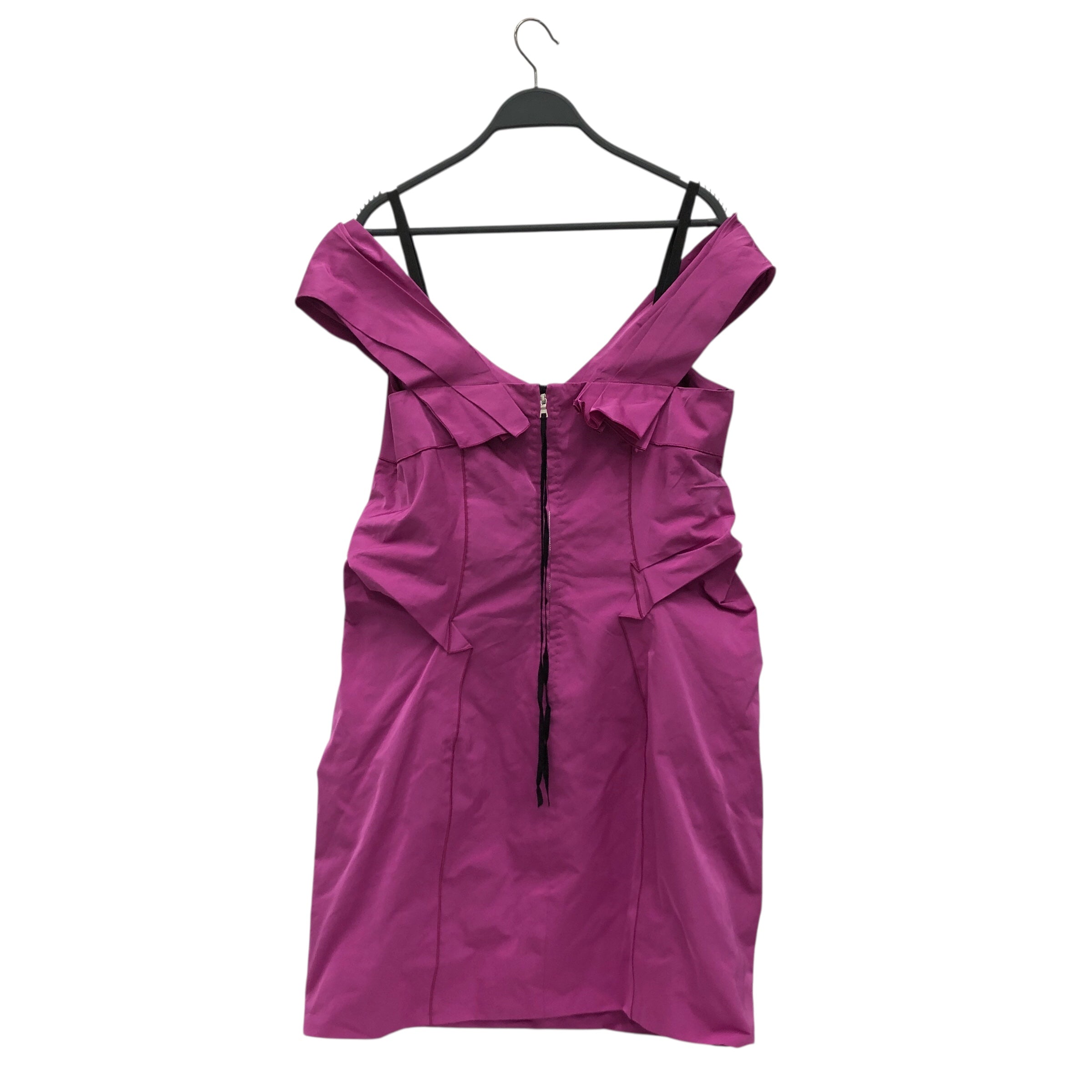MARC JACOBS/SL Dress/8/Nylon/PPL/Mini Length/FUSCHIA TWISTED KNOT DRESS view 2