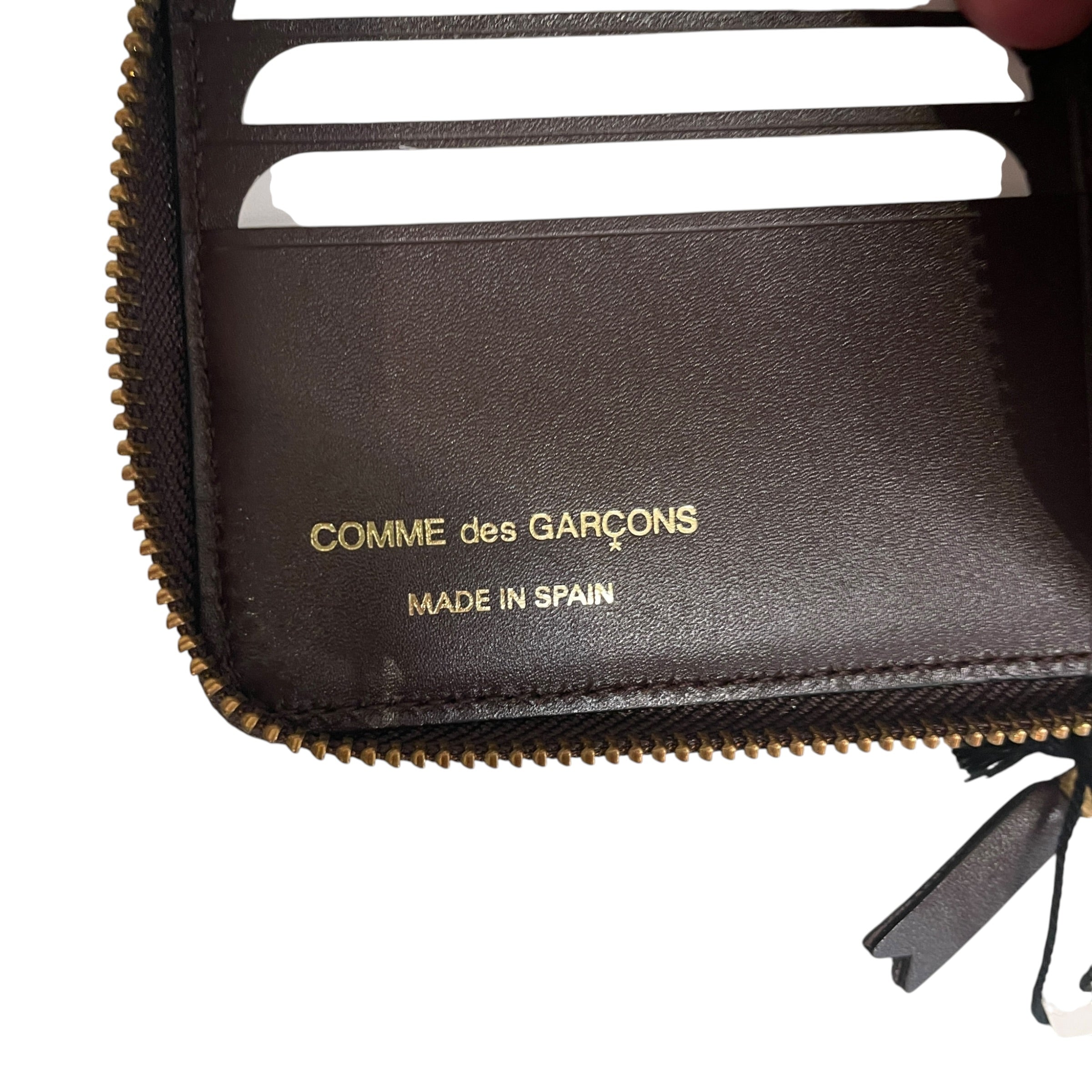 COMME des GARCONS/Wallet/Monogram/Leather/BRW/LETTER MONOGRAM view 5