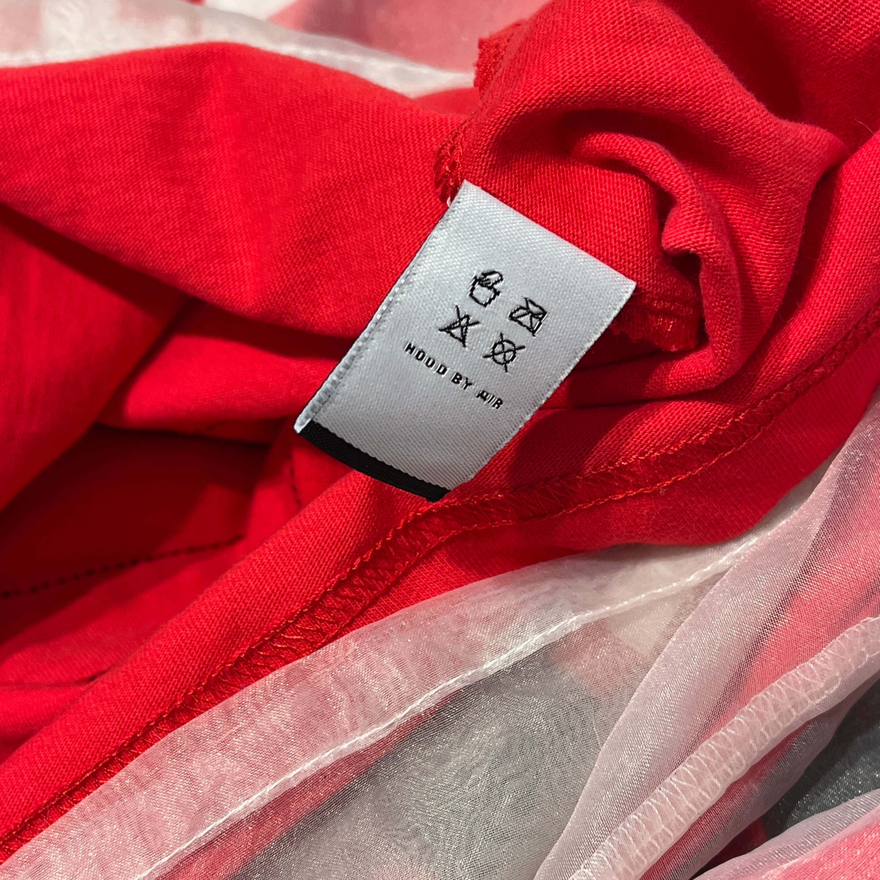 HOOD BY AIR./Blouson/S/Cotton/RED/No Collar/Graphic/SS14 ORGANZA HOCKEY JACKET view 4