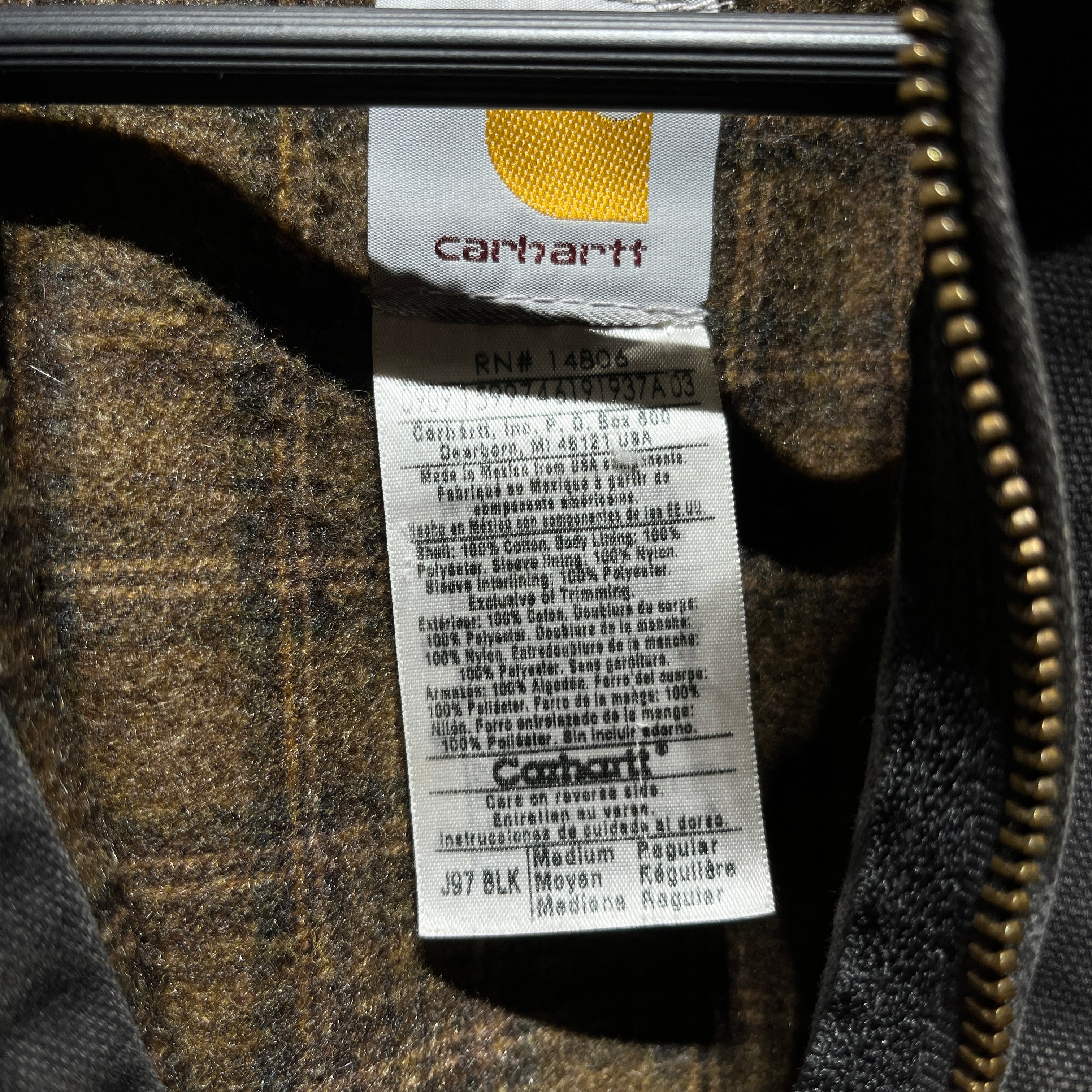 Carhartt/Jacket/M/Denim/BLK/DETROIT view 3