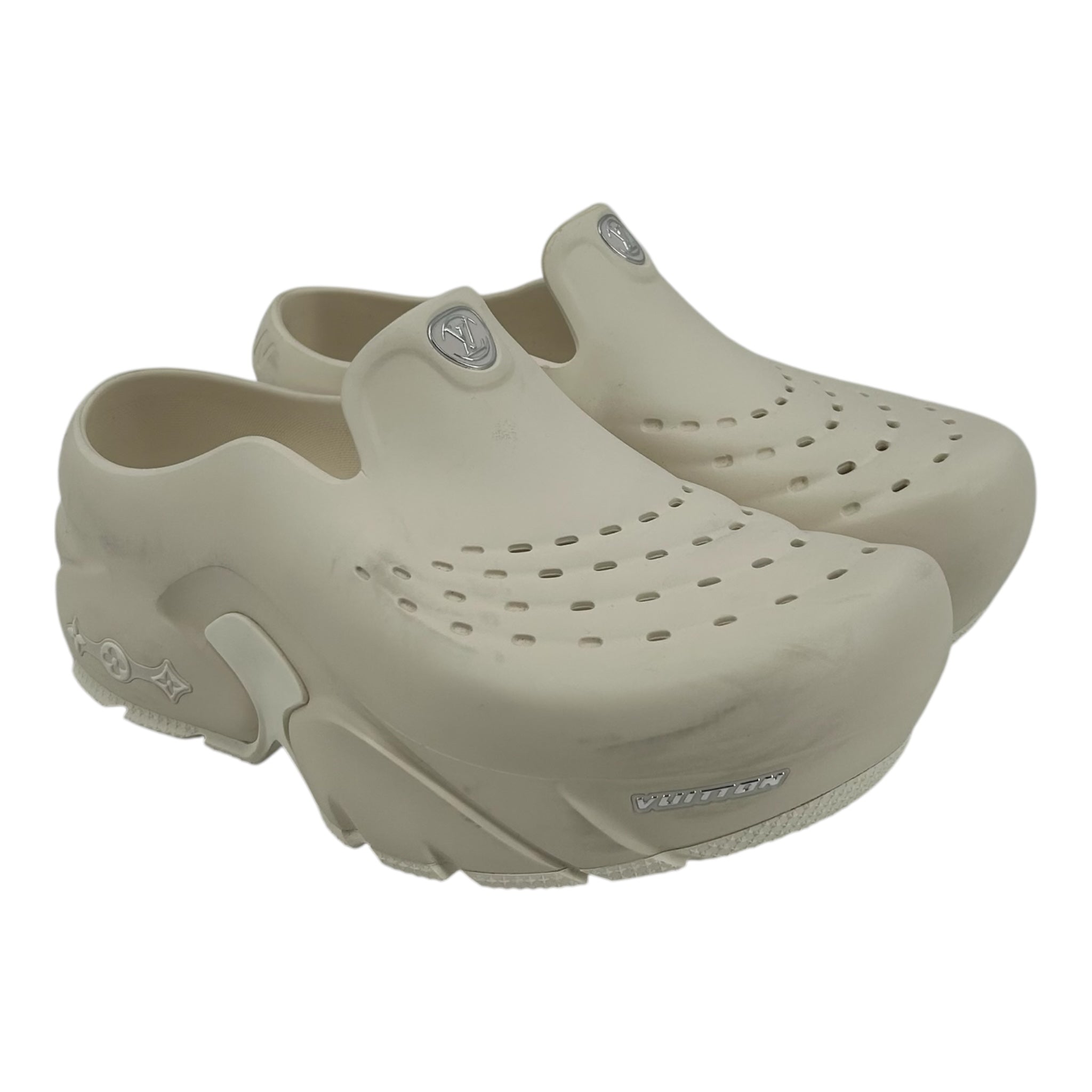 LOUIS VUITTON/Sandals/US 8/WHT view 1