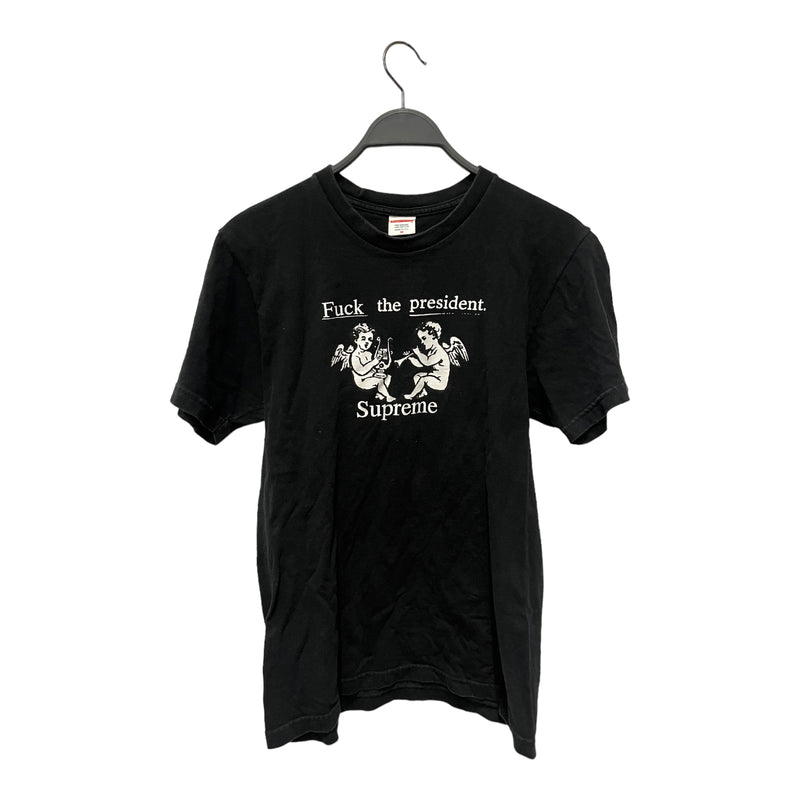 Supreme/T-Shirt/M/Cotton/BLK/F The Pres