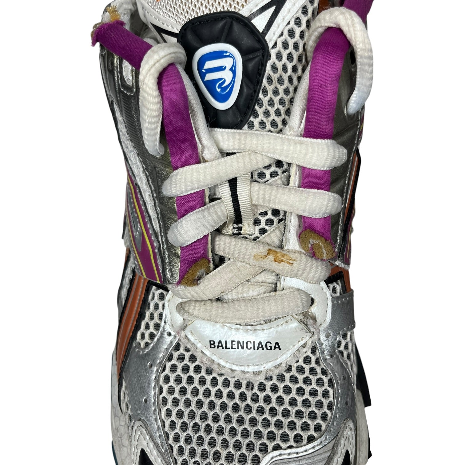 BALENCIAGA/Low-Sneakers/EU 38/Graphic/GRY/MULTICOLOR RUNNER view 4