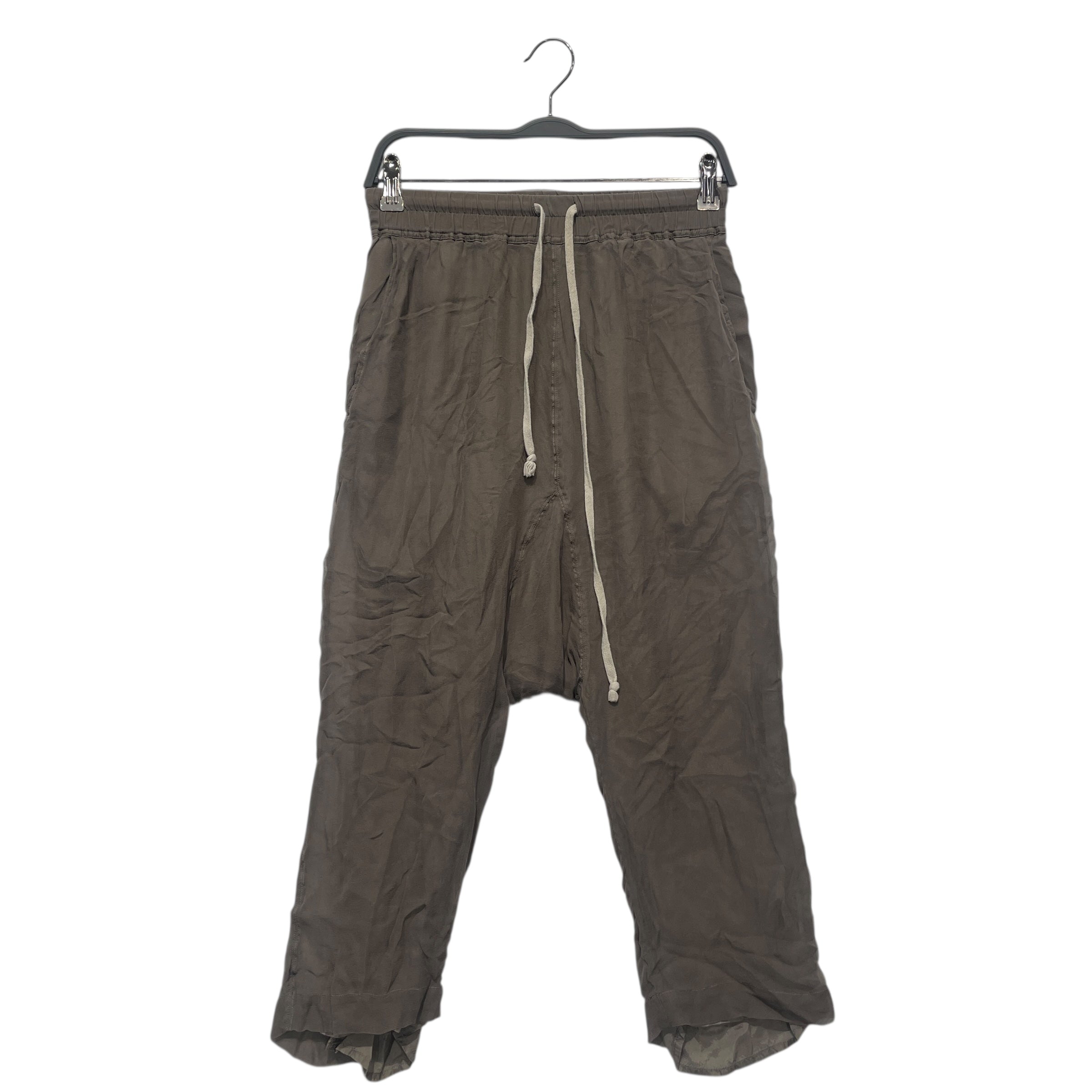 Rick Owens/Cropped Pants/4/Silk/KHK/FOGACHINE S/S 22 view 1