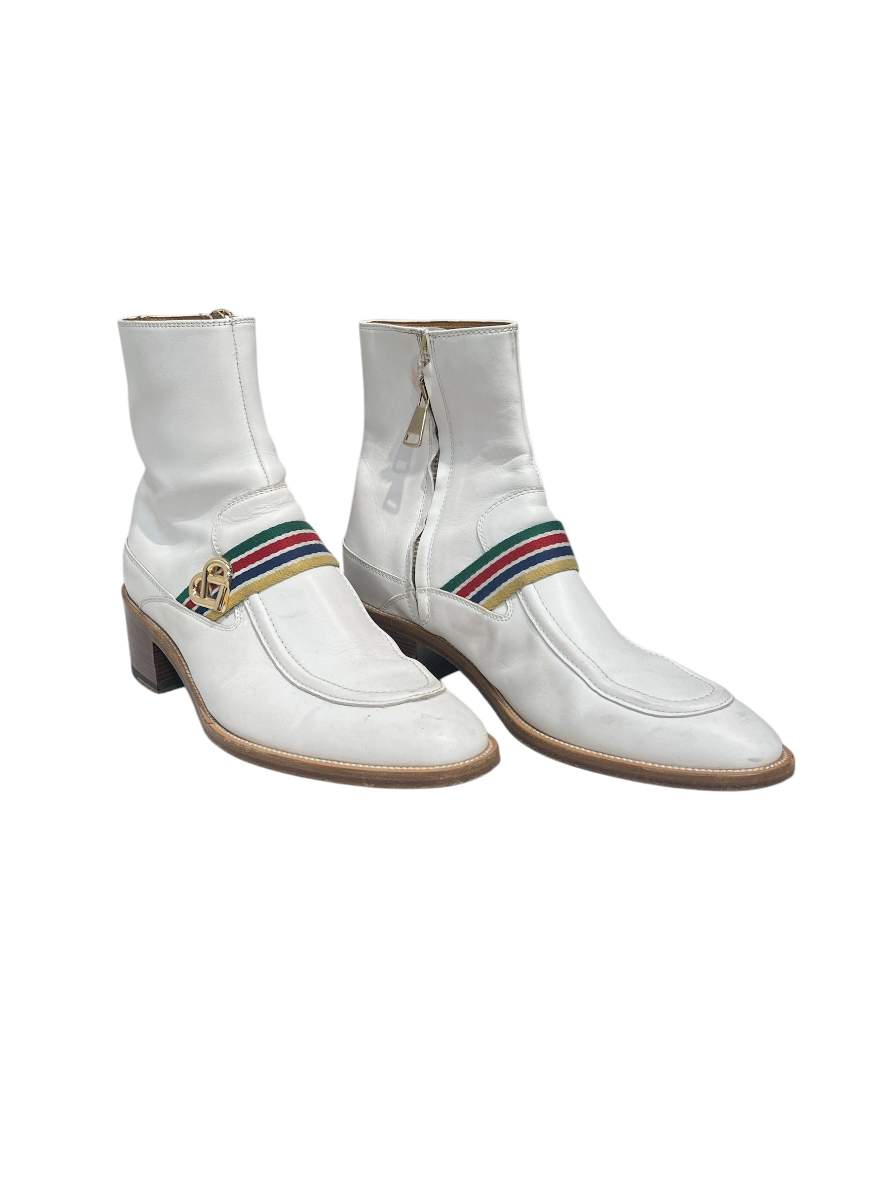 CASABLANCA/Boots/EU 43/Leather/WHT/RUNWAU WHITE BOOT view 1