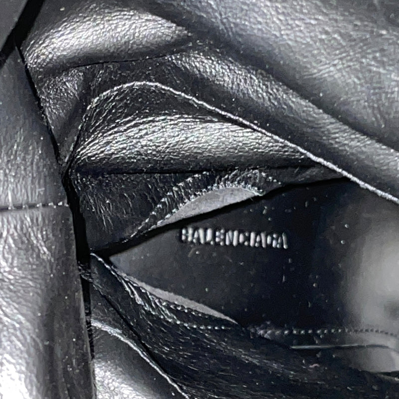 BALENCIAGA/Long Boots/US 6/Leather/BLK/FALKON BOOTS