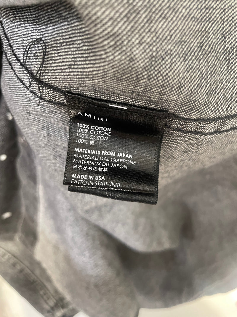 AMIRI/LS T-Shirt/L/Denim/GRY/