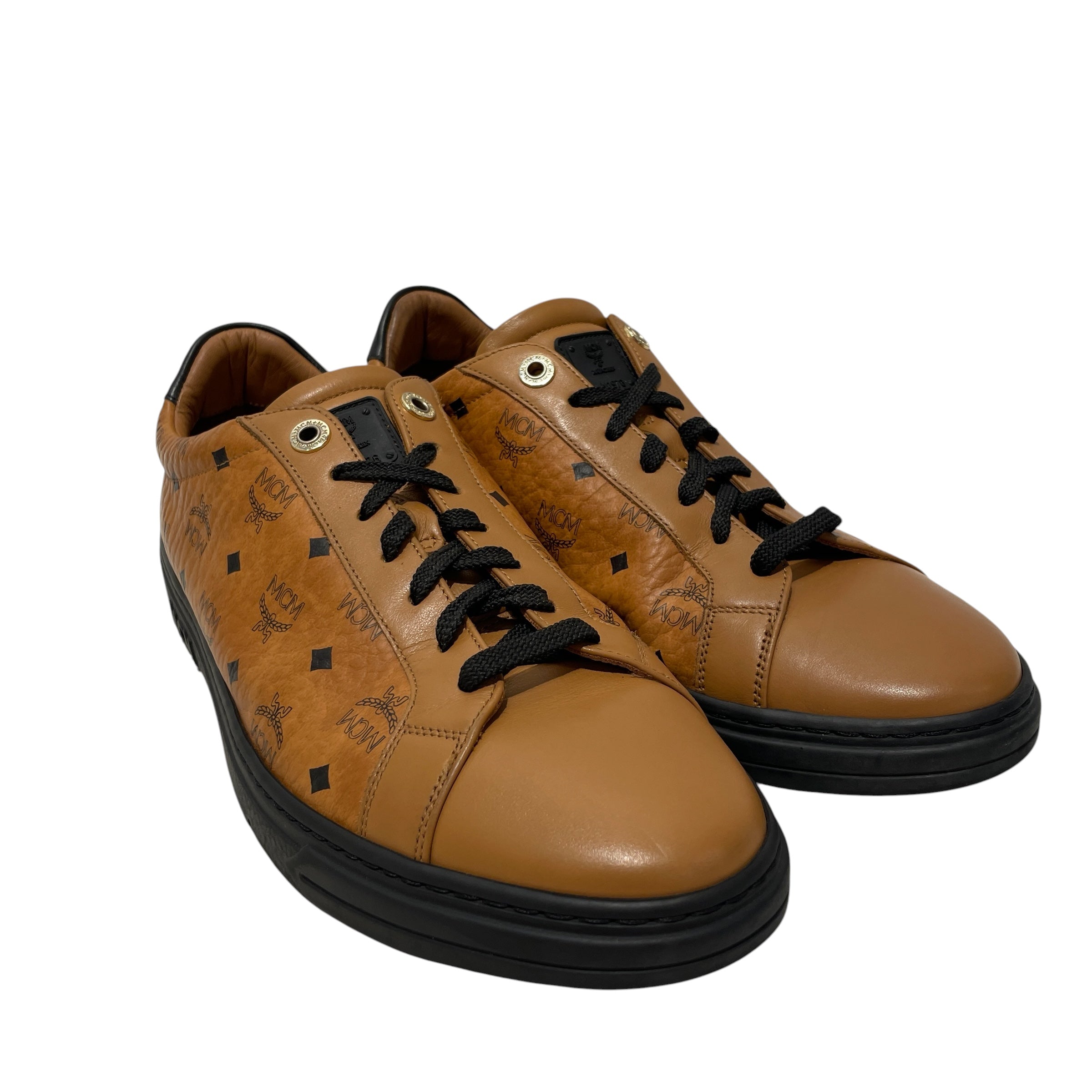 MCM/Low-Sneakers/EU 41/Leather/BRW/ view 1