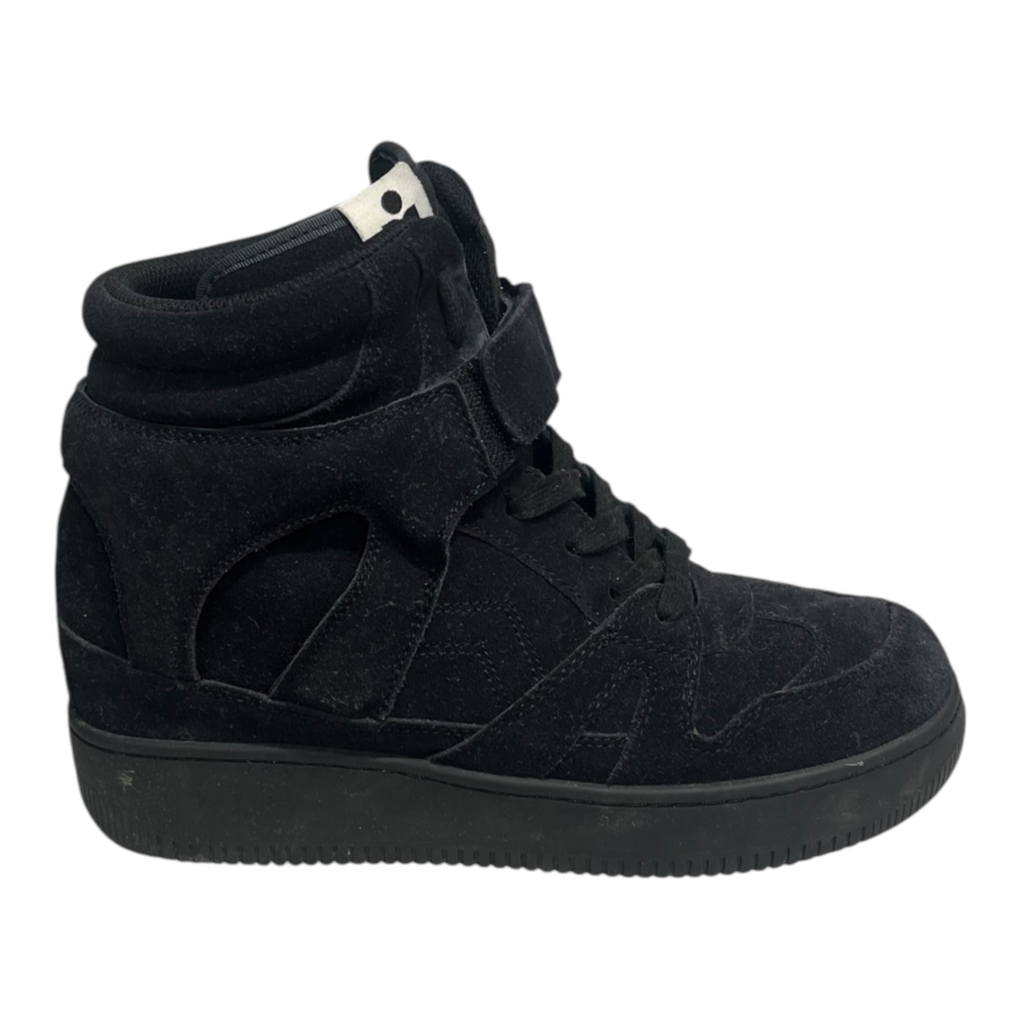 ISABEL MARANT/Hi-Sneakers/US 8/Suede/BLK/WEDGE SNEAKER view 4