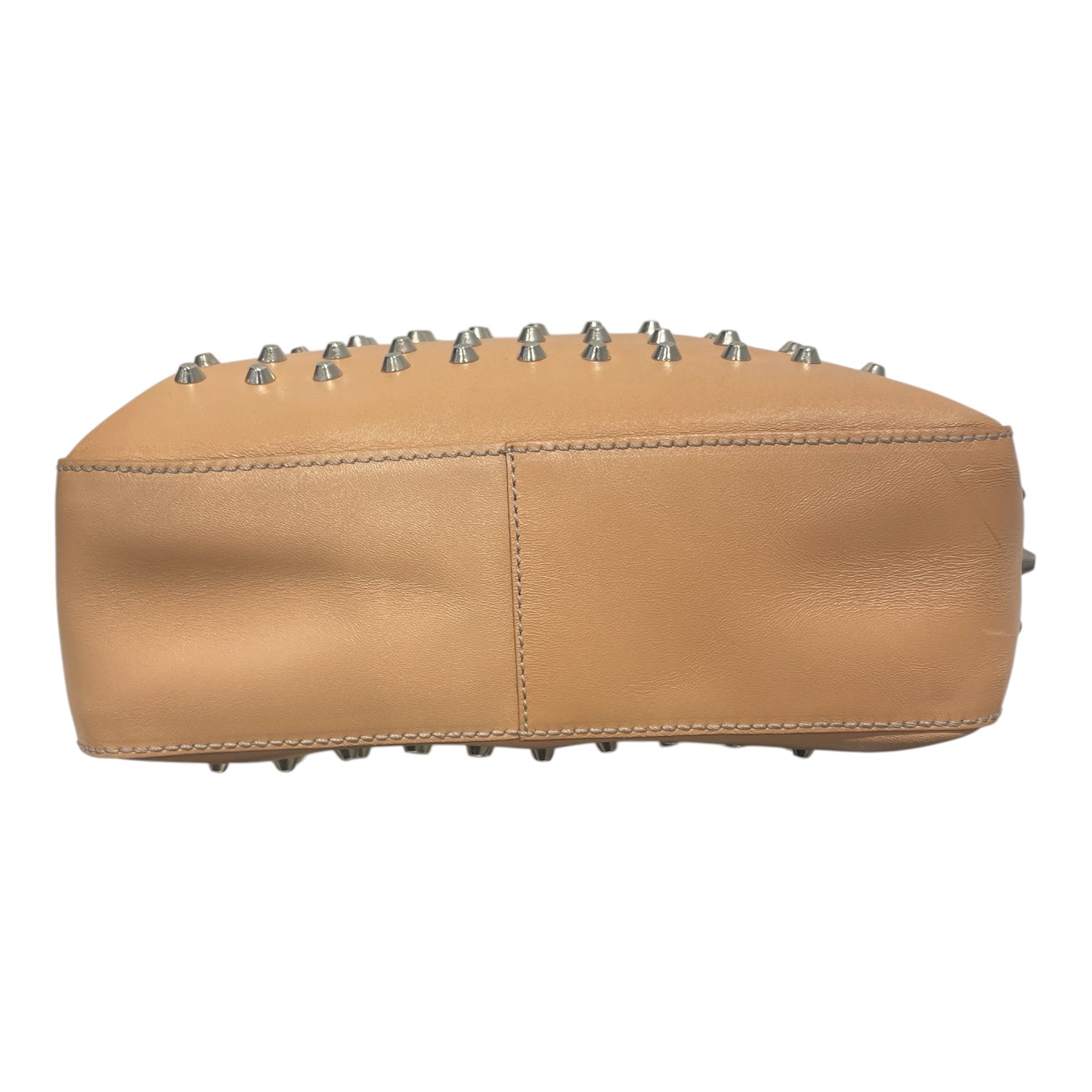 FENDI/Tote Bag/Leather/BEG/studded/2000s view 3