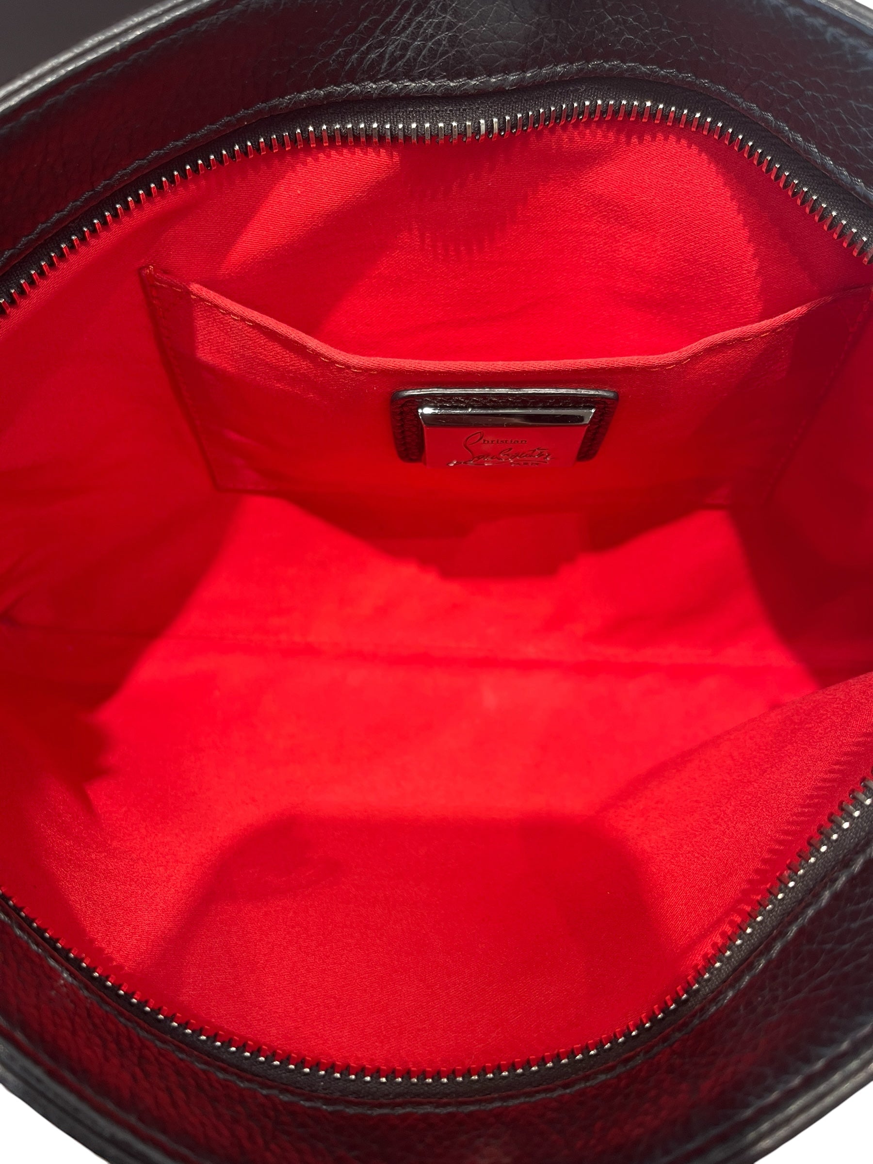 Christian Louboutin/Cross Body Bag/Leather/BLK/Studded view 7