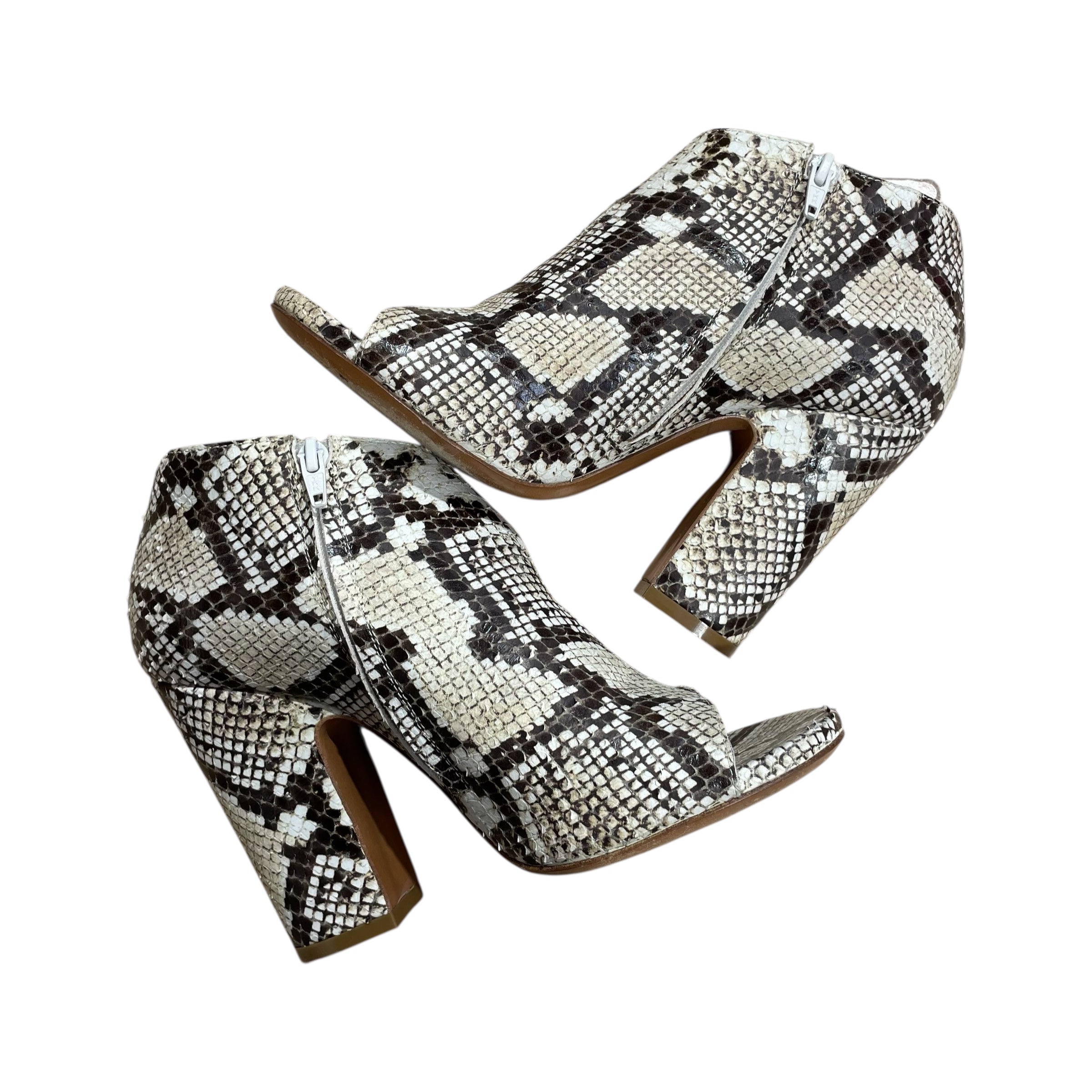 Maison Margiela/Heels/EU 37.5/Animal Pattern/MLT/SNAKESKIN HEEL view 5