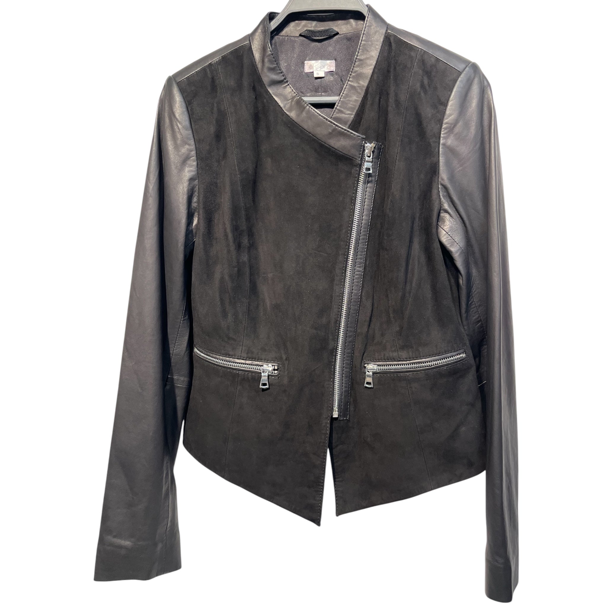 askara/Leather Jkt/S/Leather/BLK/ view 1