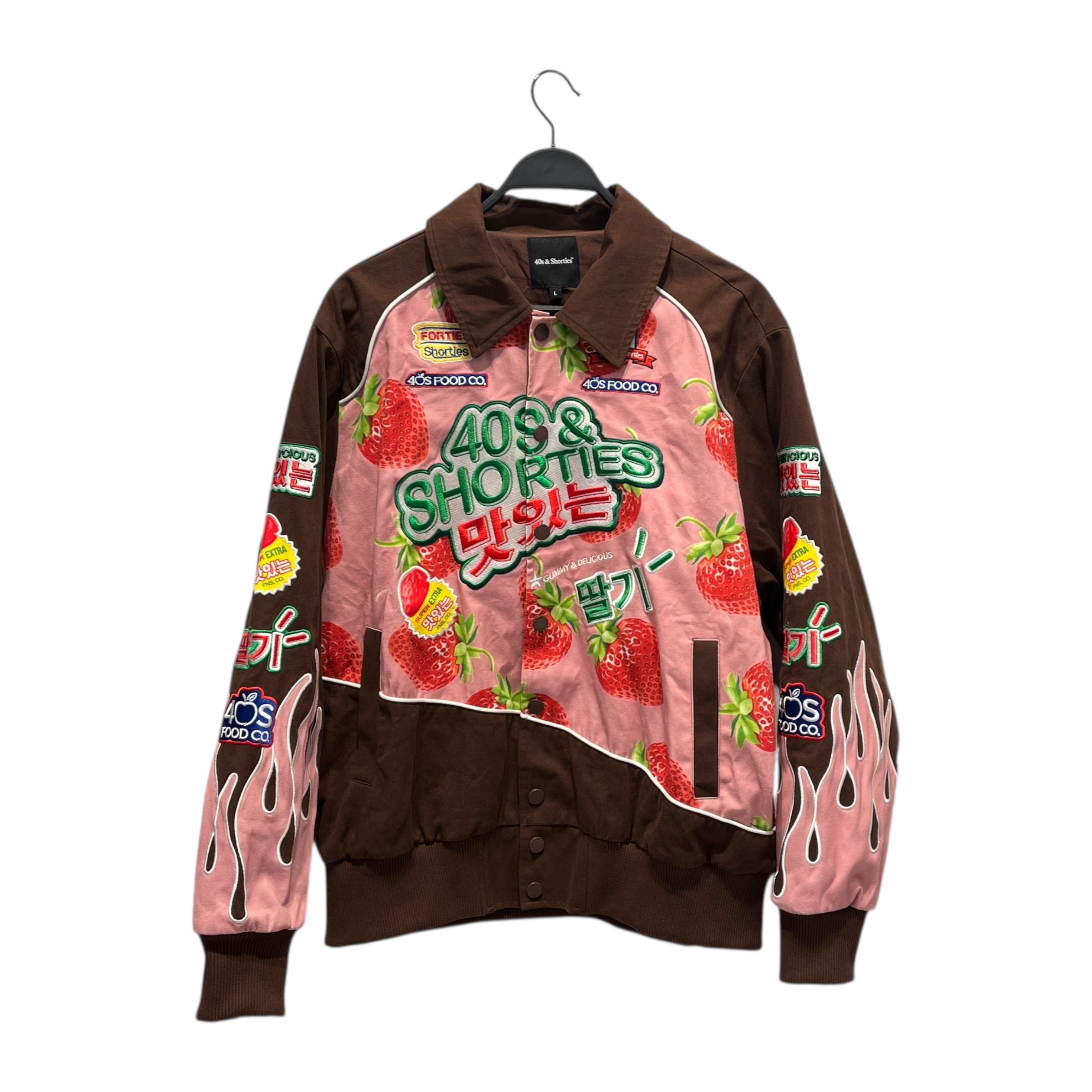 40s&Shorties/Blouson/L/Cotton/BRW/Graphic/STRAWBERRY JACKET view 1