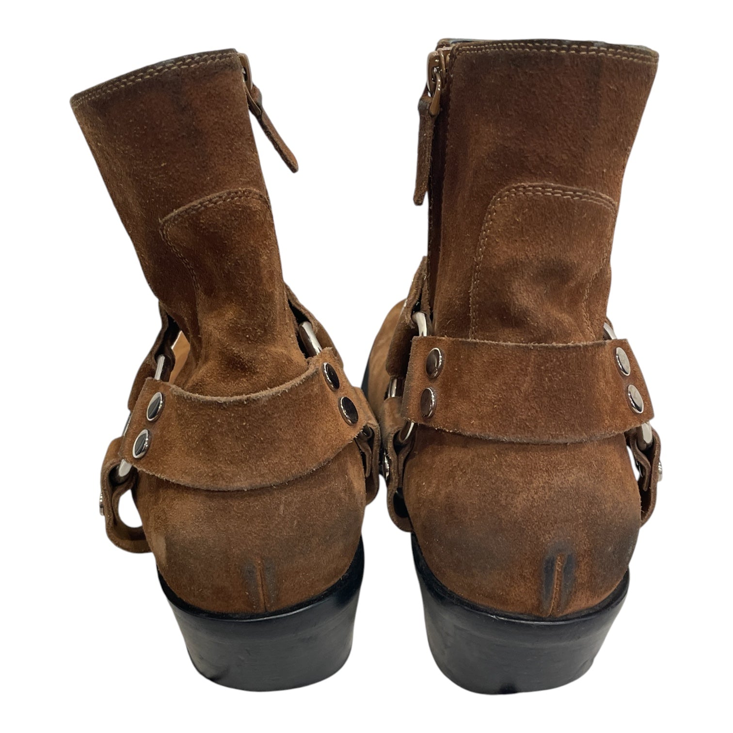 BALENCIAGA/Cowboy Boots/EU 43/Suede/CML/483528 SILVER HARDWARE view 3