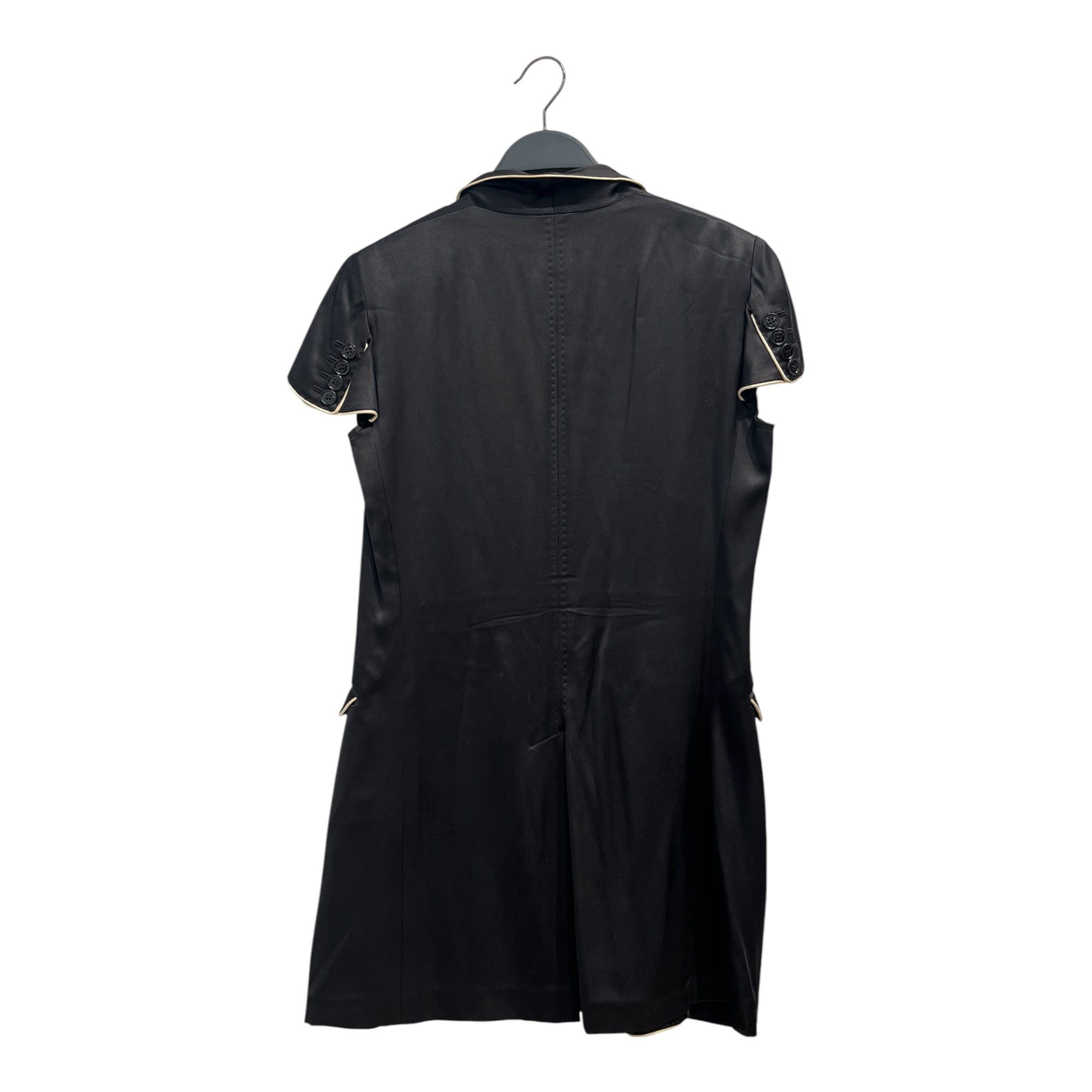 DOLCE&GABBANA/SL Dress/40/Silk/BLK/BLACK SL DRESS view 2